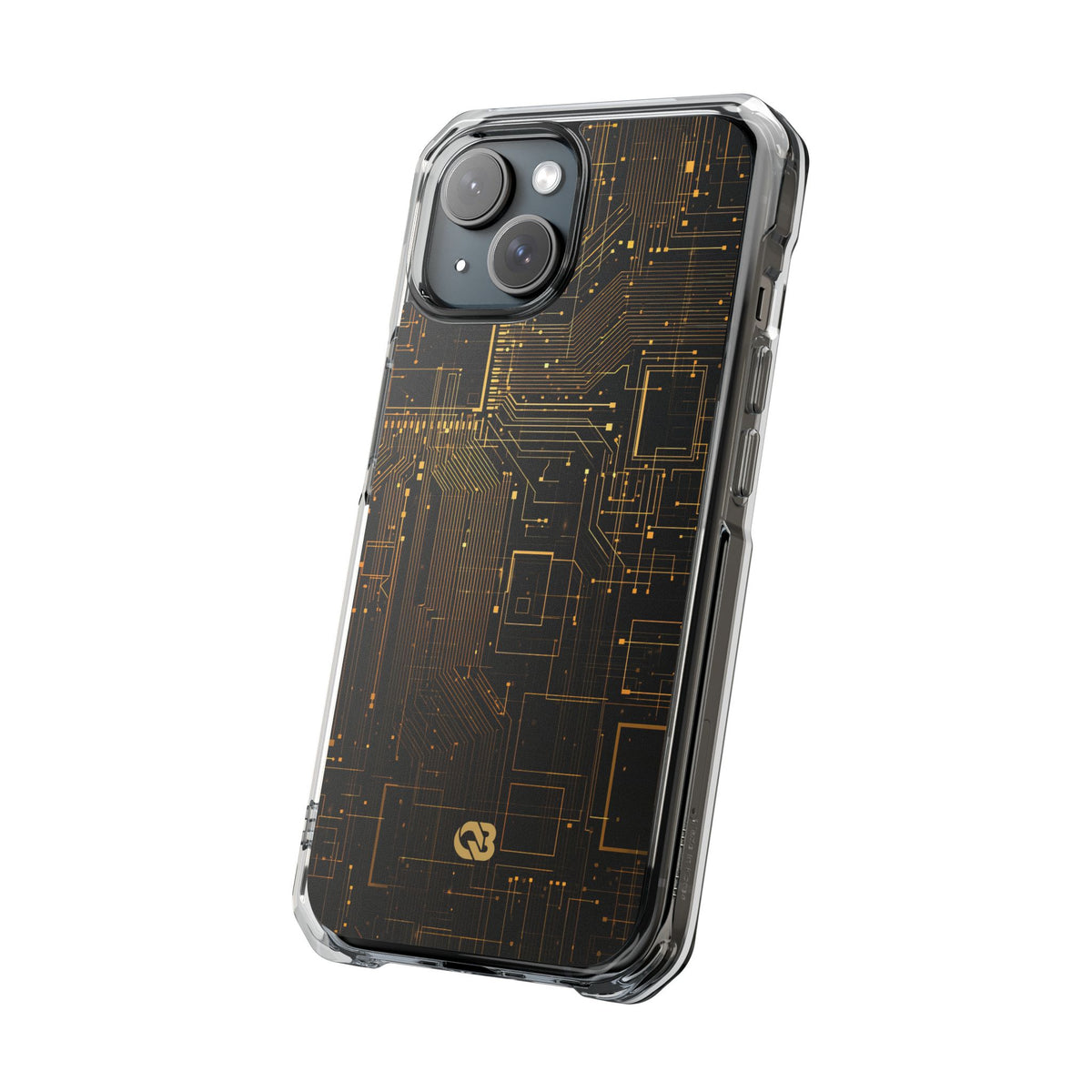 Gold Impact MagSafe Phone Case for iPhone - Amber Core Mainframe