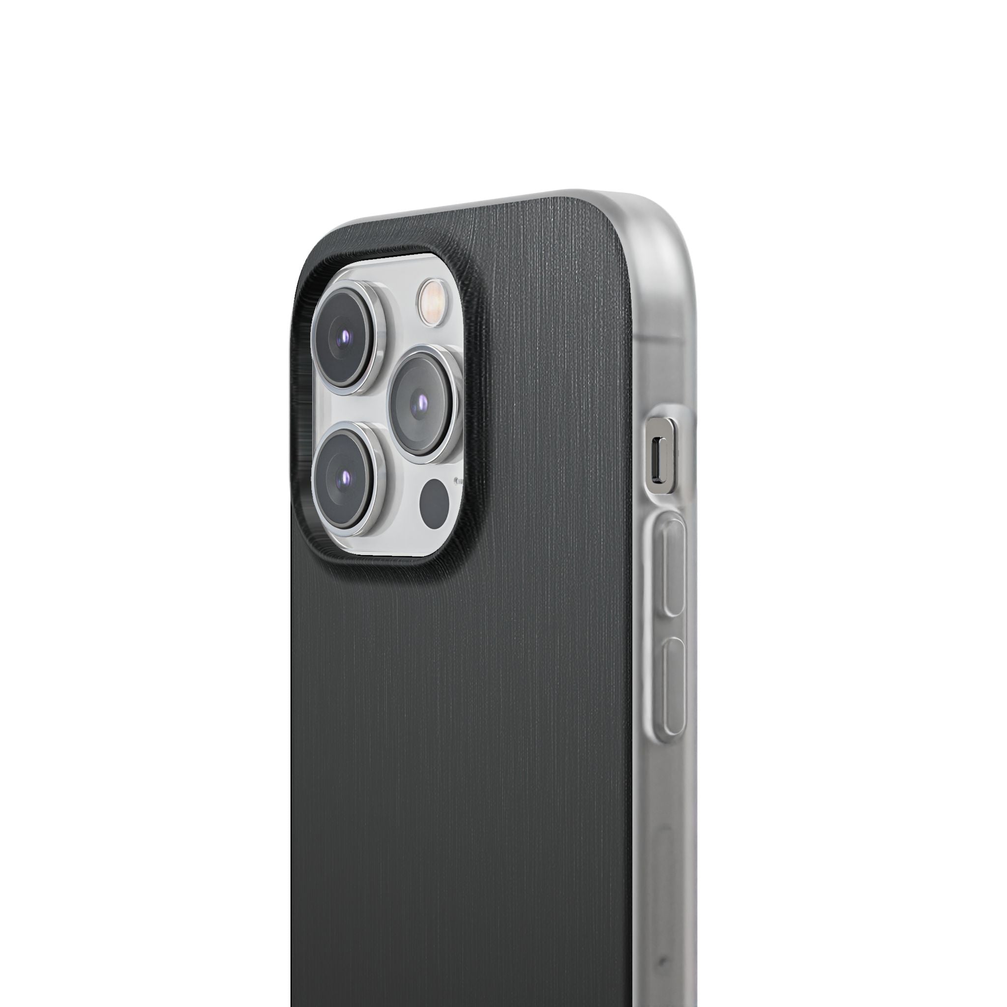 Black Lite Phone Case for iPhone - Brushed Obsidian Slate
