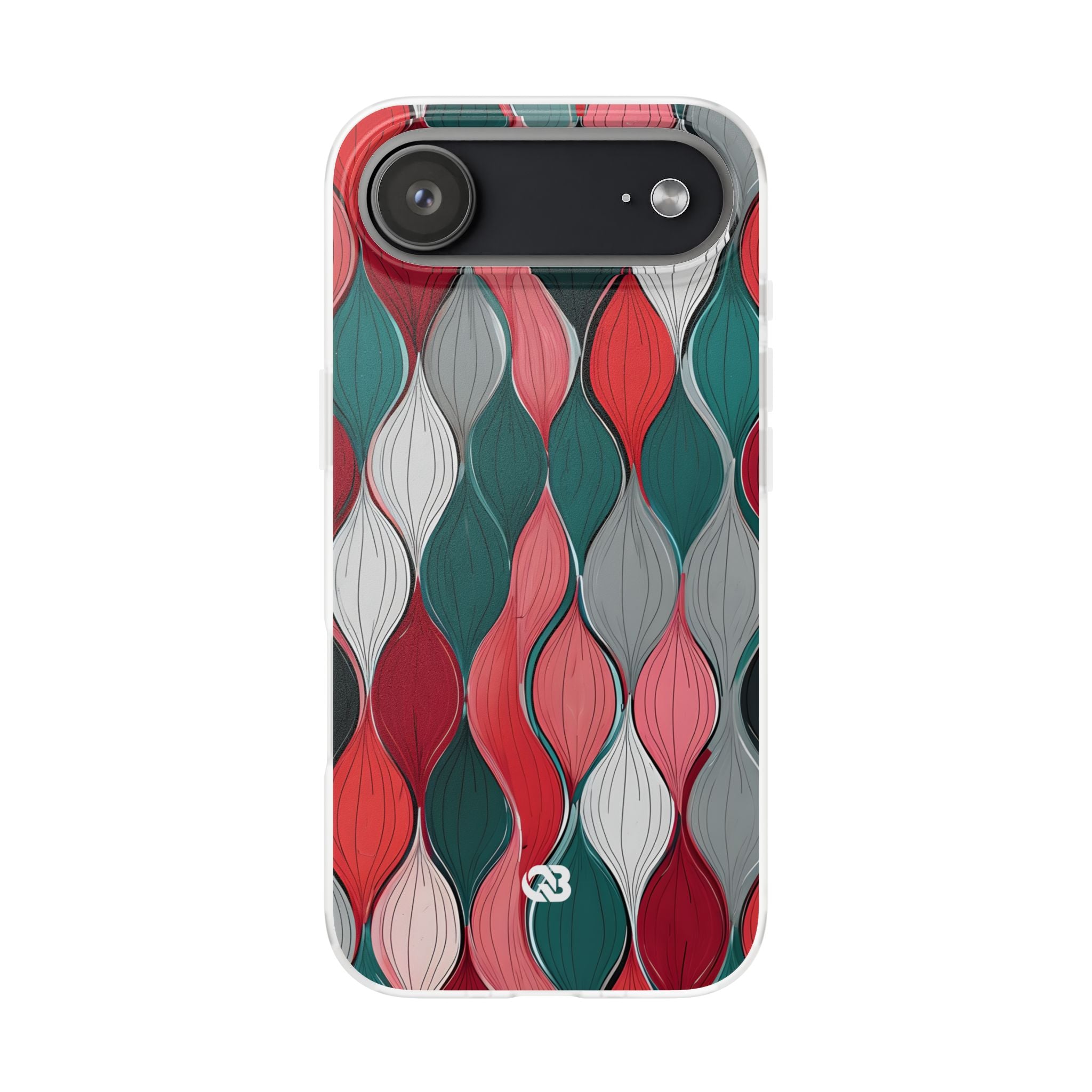 Slate Rose Ripple · Soft Phone Case for iPhone