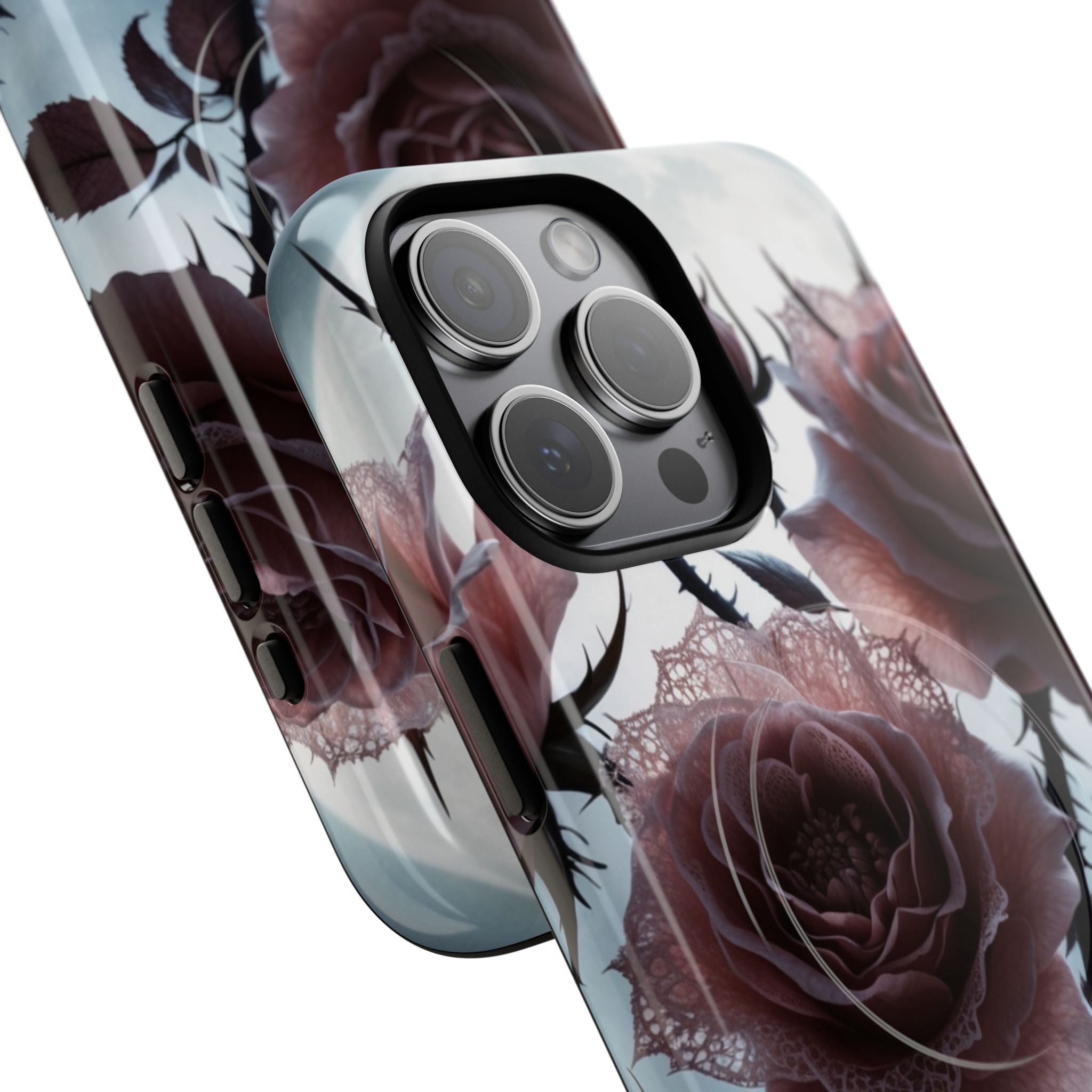Luminous Rose Thorns iPhone 15 Pro Max Case - Tough+