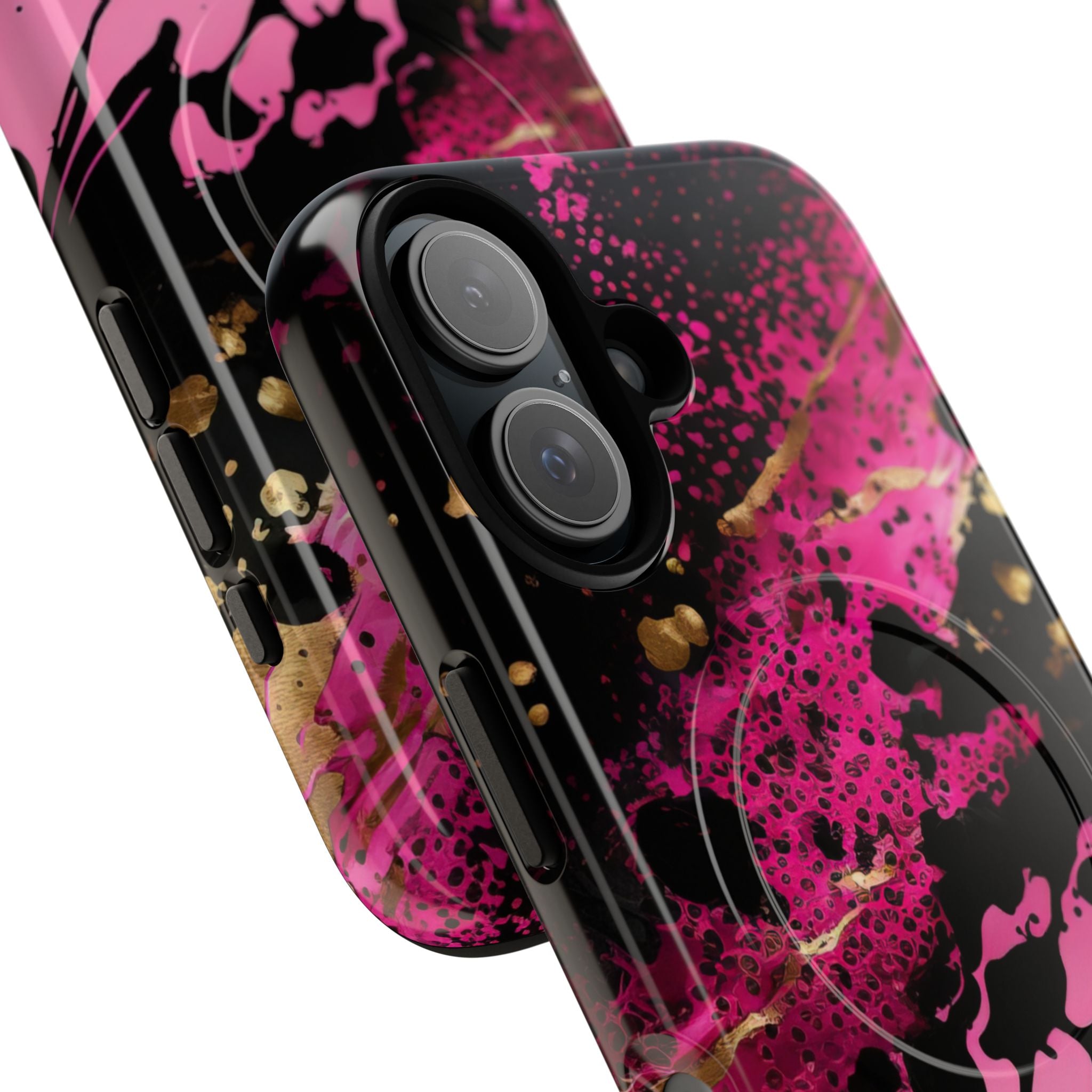 Magenta Liquid Gold · Tough+ Handyhülle für iPhone · Magsafe