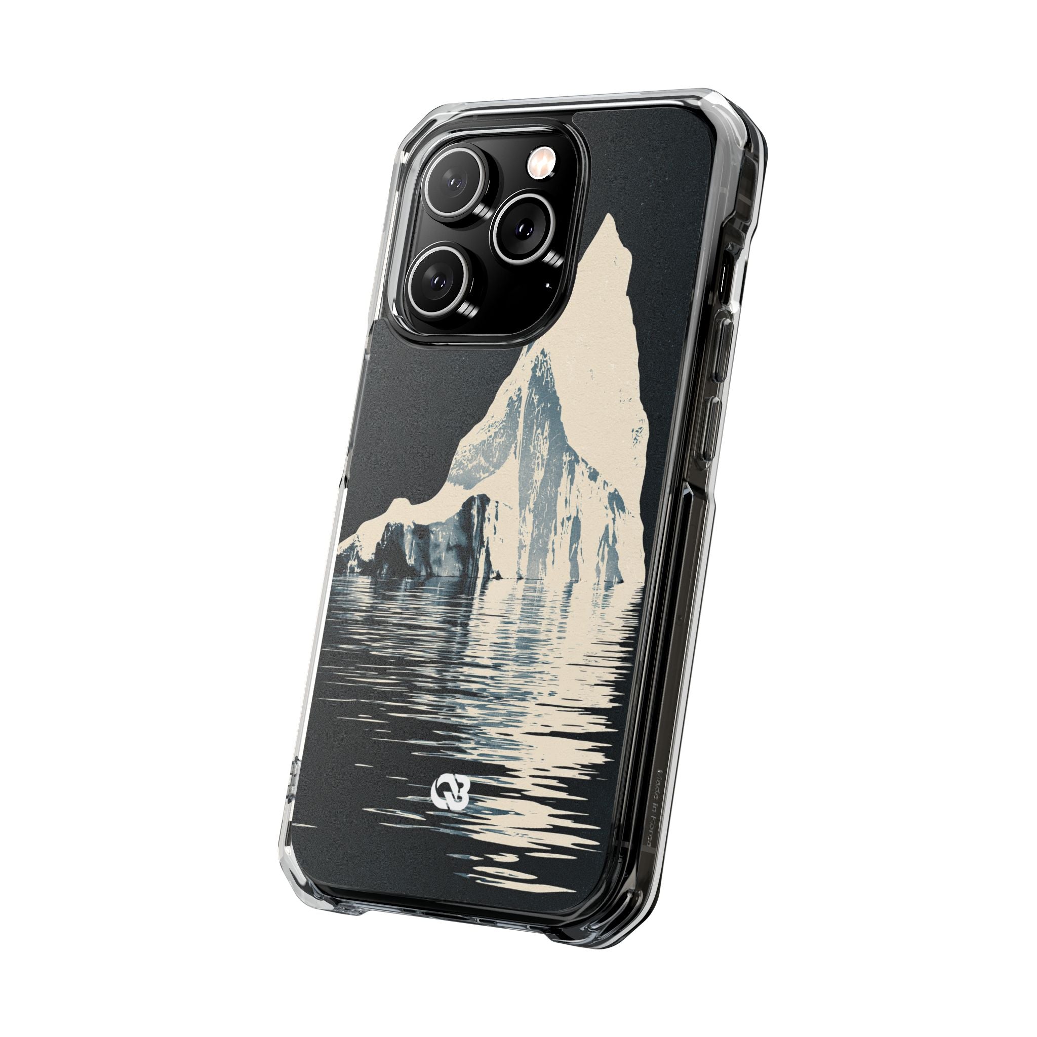 Blue Impact MagSafe Phone Case for iPhone - Frozen Navy Monolith