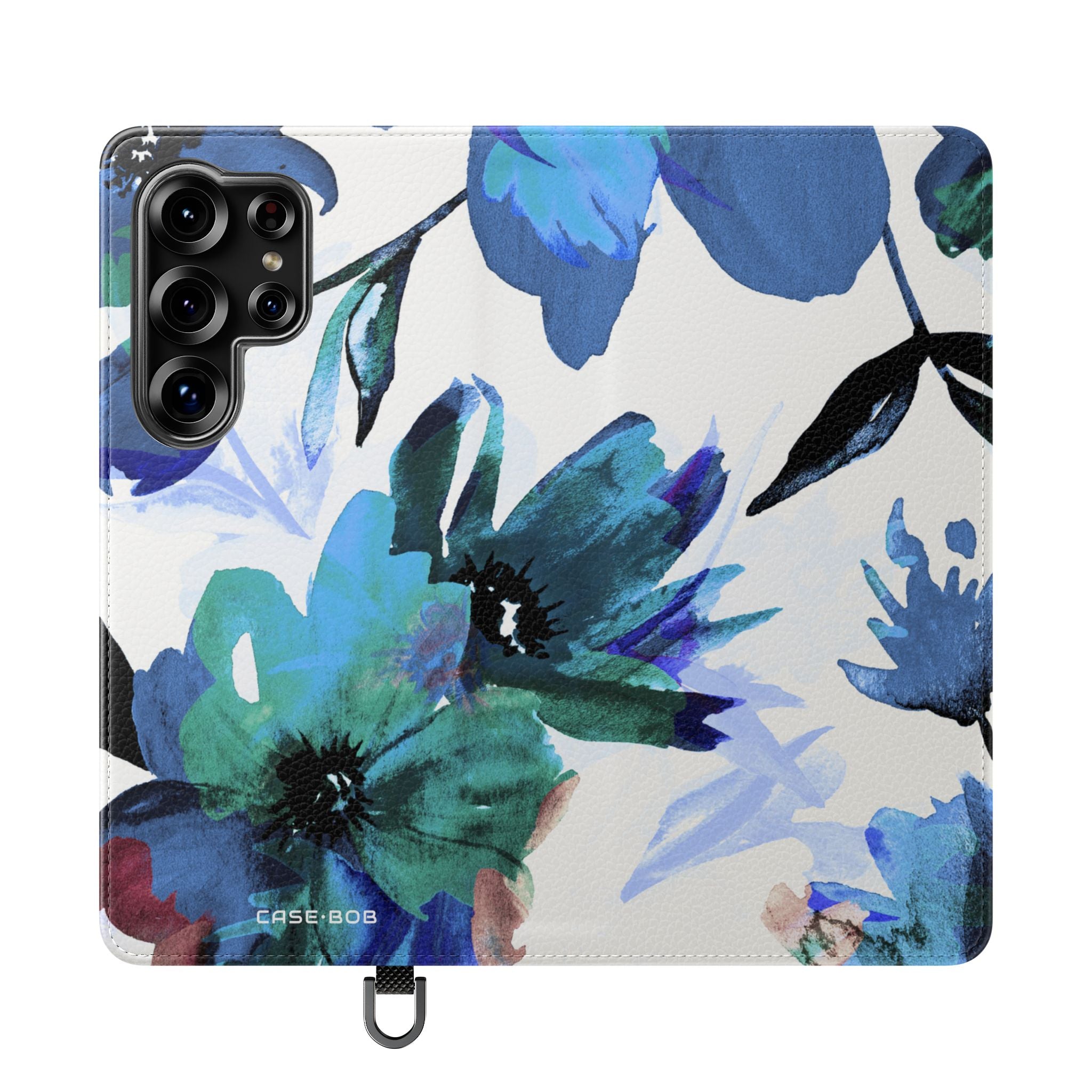 Blue Bloom - Samsung S25 Ultra Case - Wallet