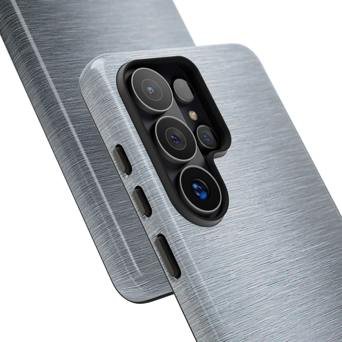 Brushed Aluminum · Tough Phone Case for Samsung · Silver