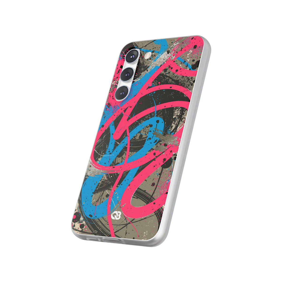 Cyber Splatter Flow · Lite Phone Case for Samsung · Pink