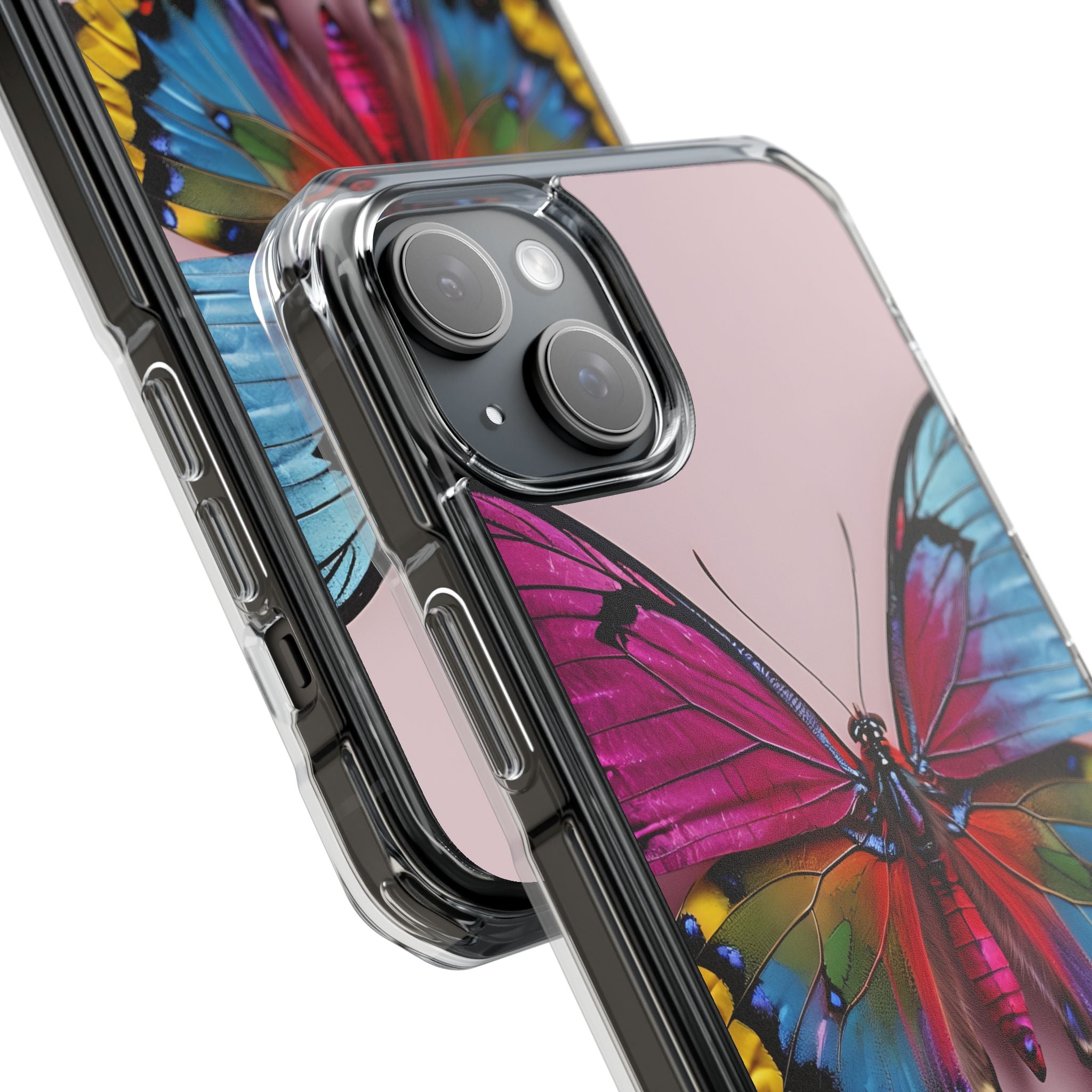 Vivid Butterfly iPhone 15 Plus Case - Impact