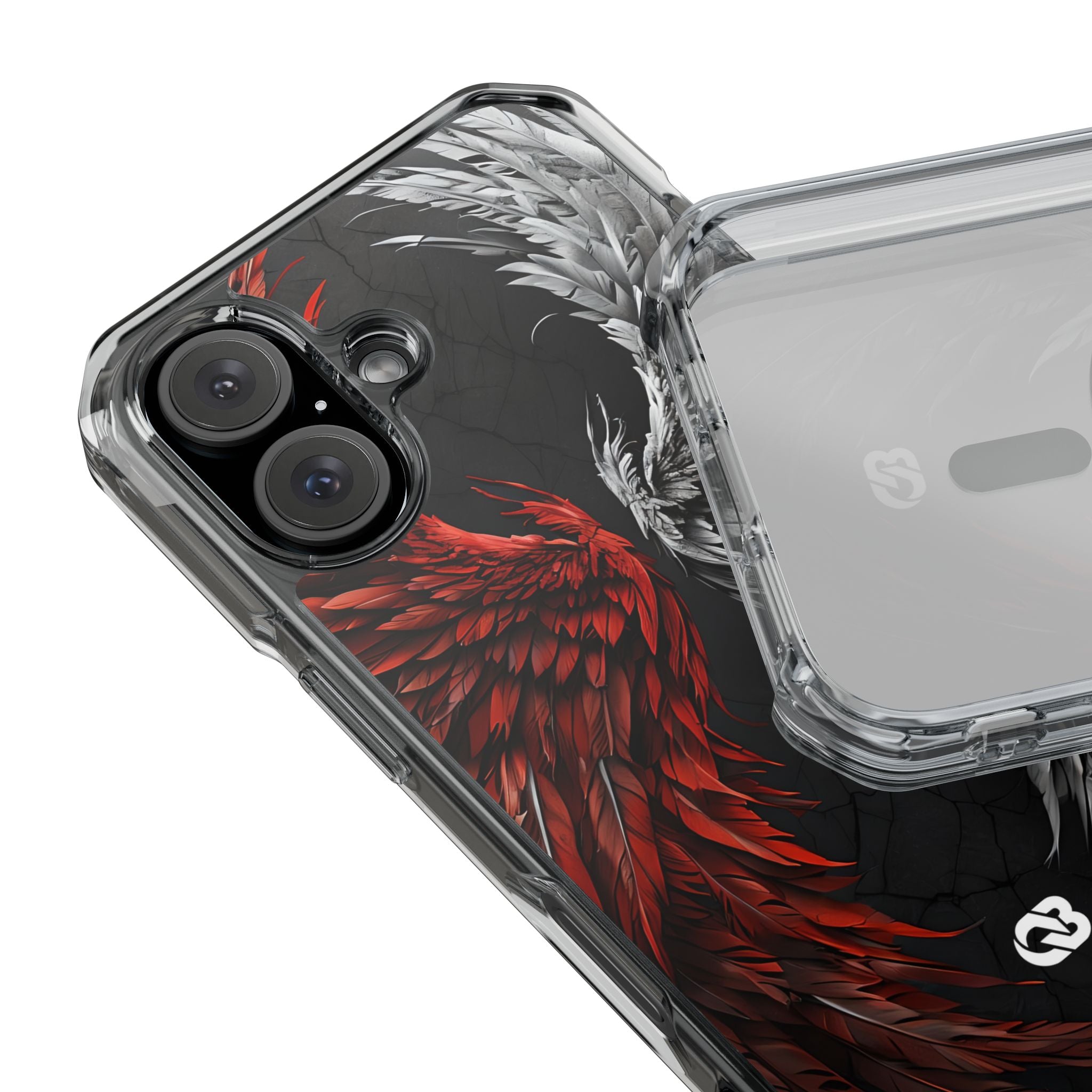 Split Crimson Wing · Impact Phone Case for iPhone · Magsafe