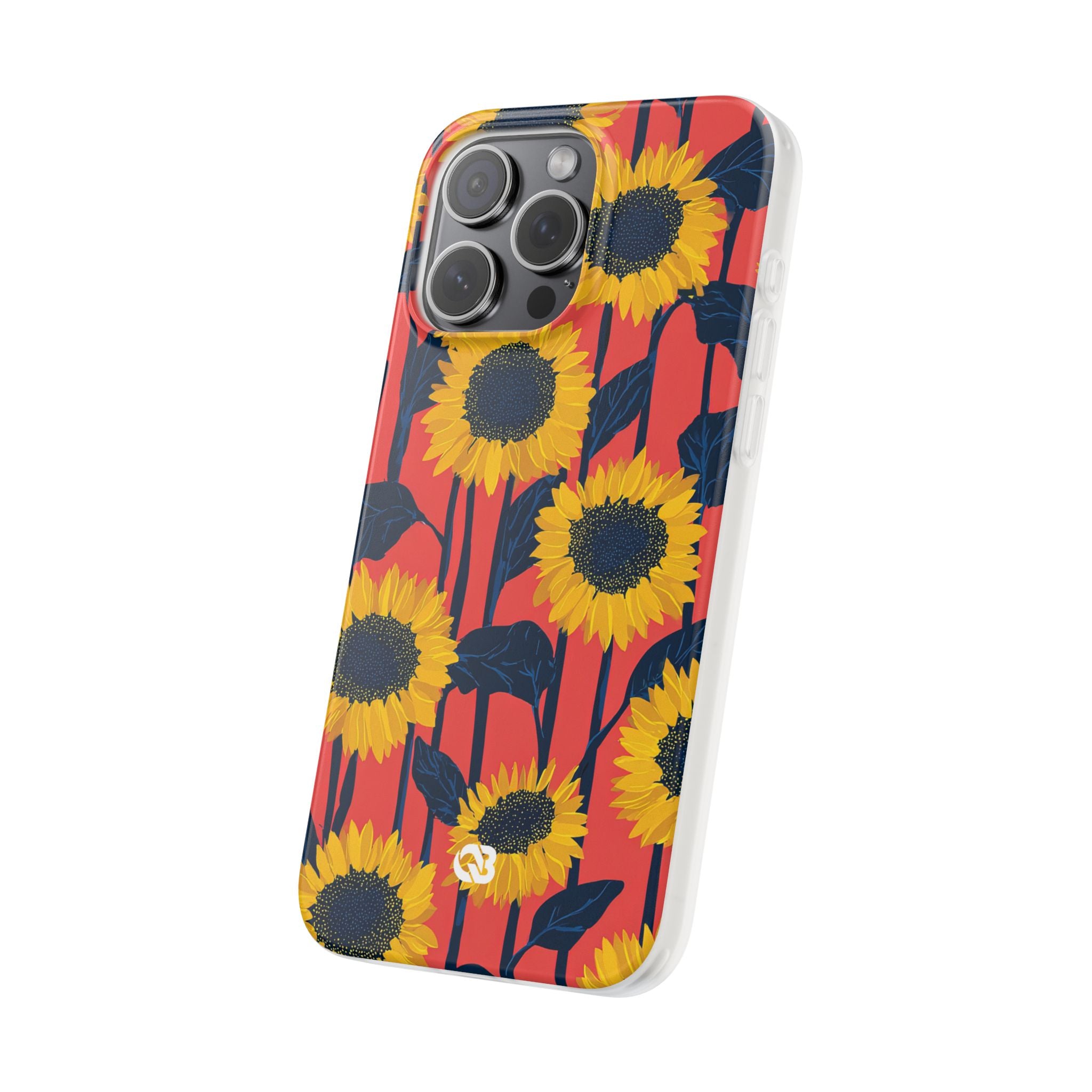 Solar Navy Bloom · Soft Handyhülle für iPhone
