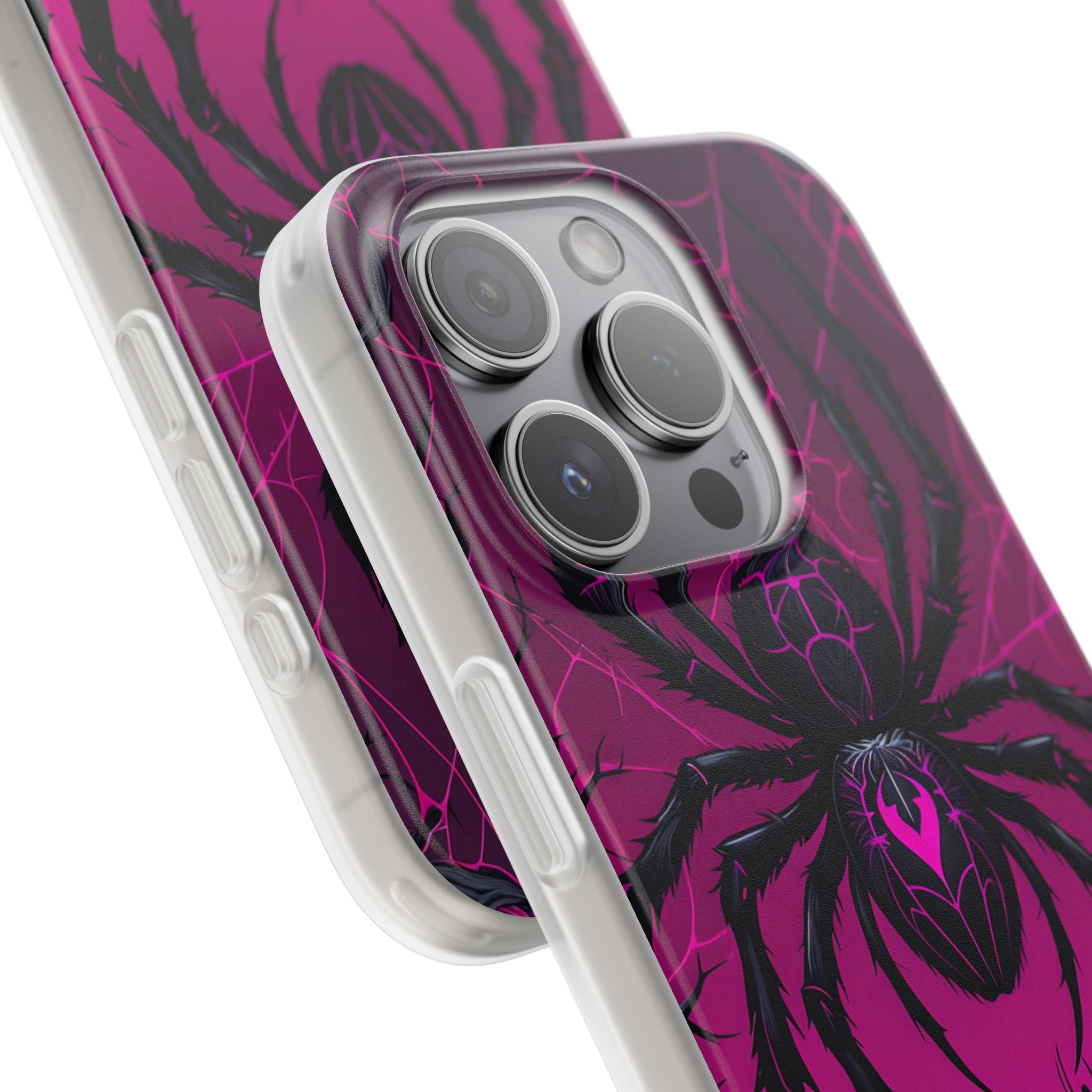 Obsidian Neon Widow · Soft Handyhülle für iPhone