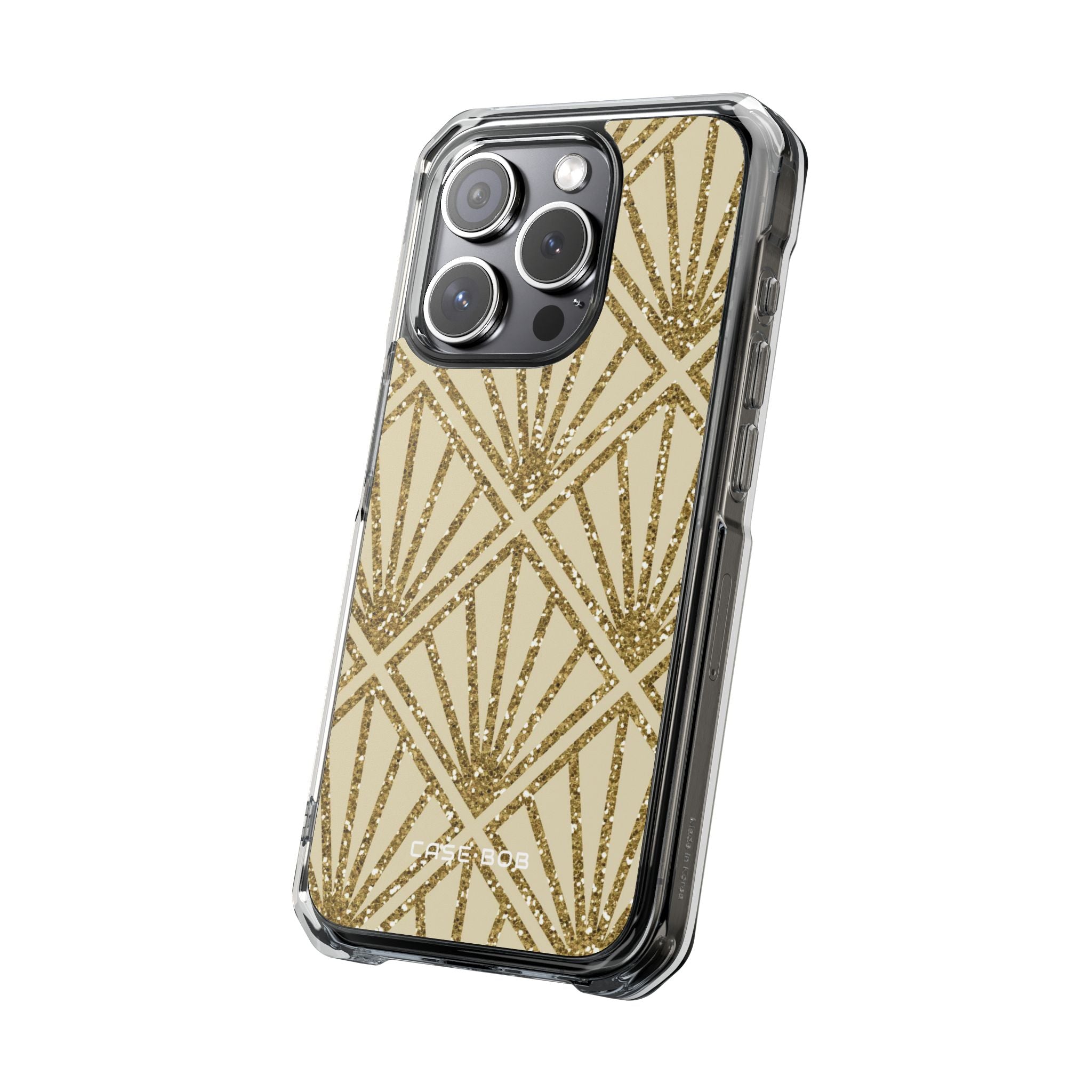 Gold Diamond Radiance iPhone 15 Pro Skal - Impact