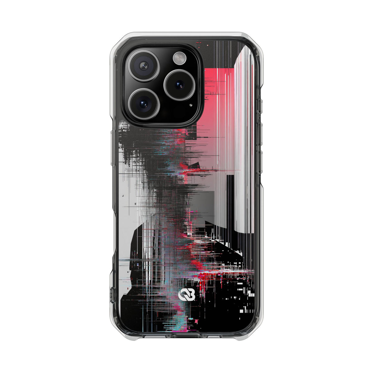 Black Impact MagSafe Phone Case for iPhone - Crimson Data Leak