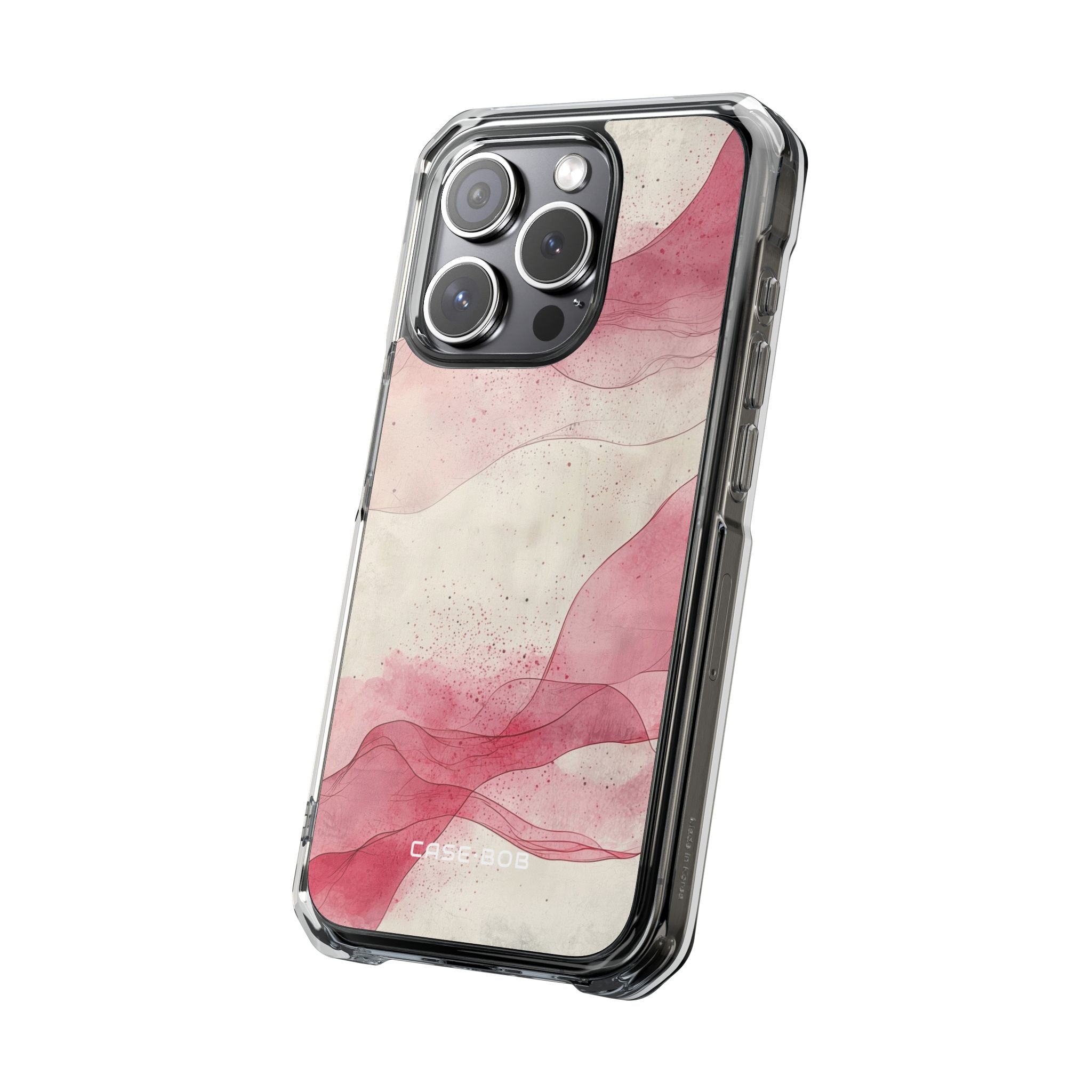 Crimson Waves iPhone 15 Pro Case - Impact