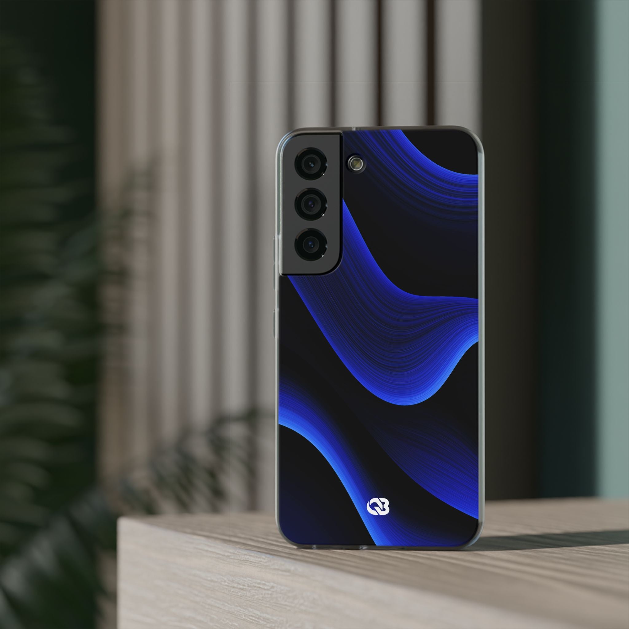 Blue Lite Phone Case for Samsung - Electric Cobalt Flow