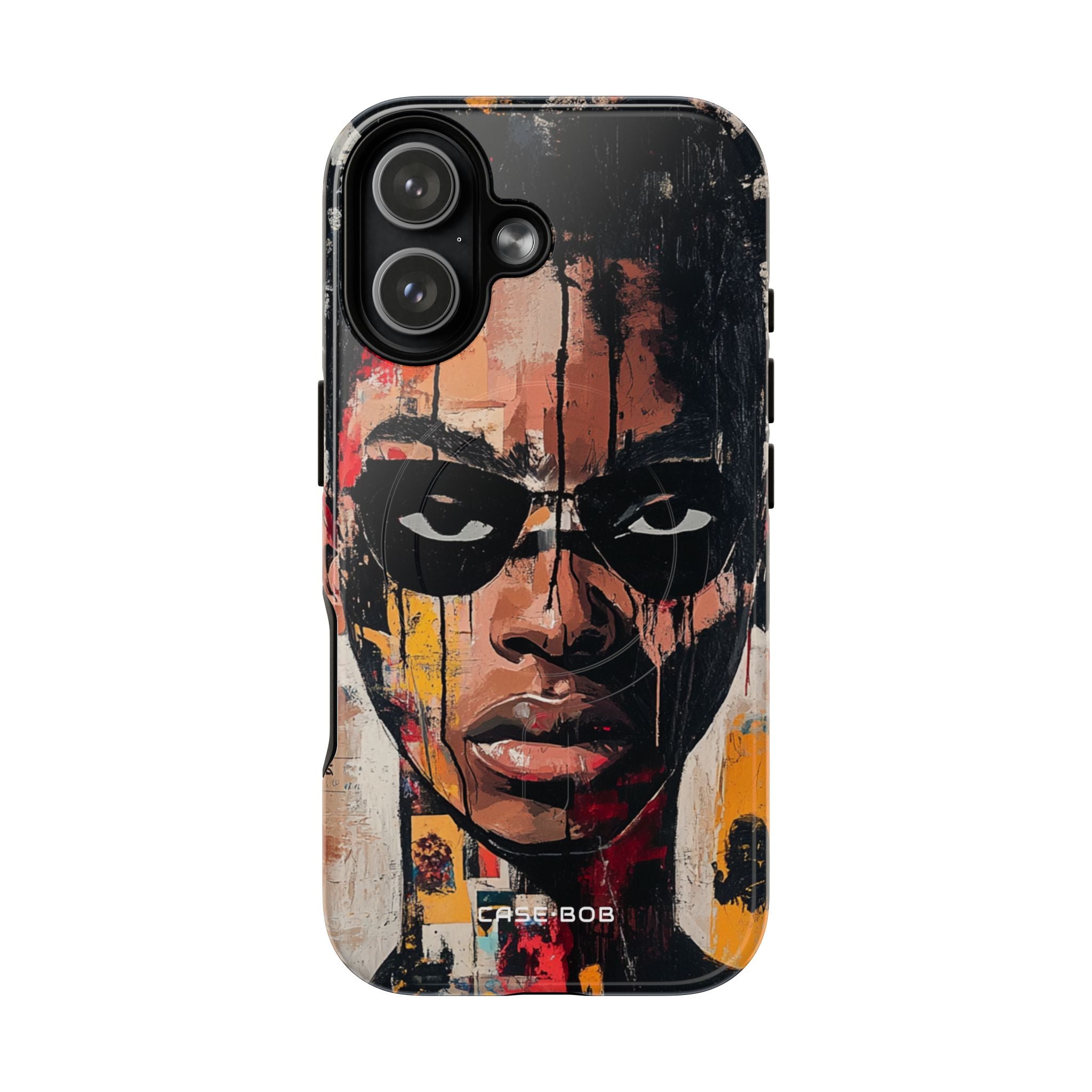 Masked Portrait Drips iPhone 17 Case - Tough+ - CASE•BOB