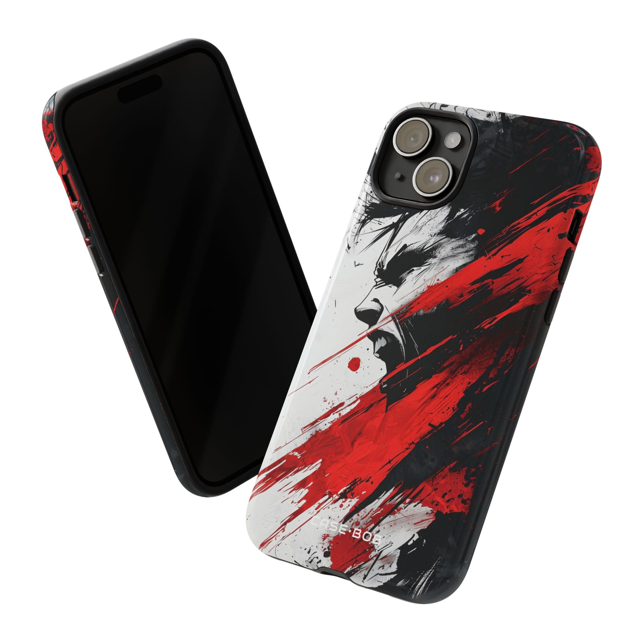 Yelling Profil Explosions iPhone 15 Plus Case - Tough