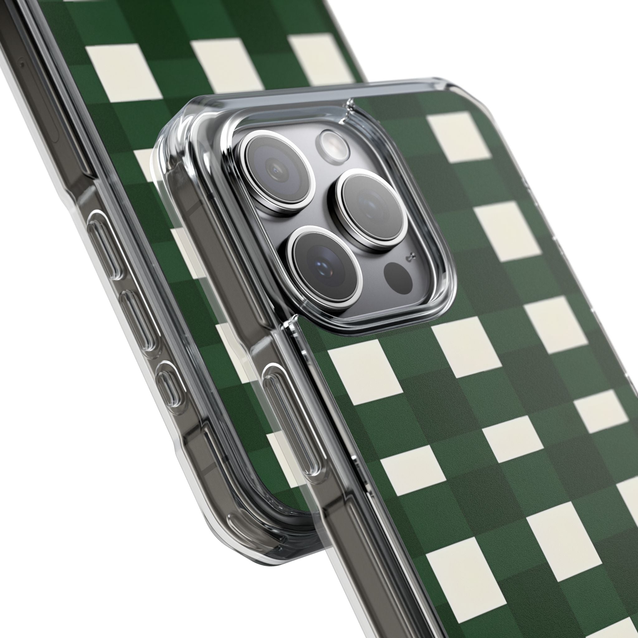 Hunter Green Rutig · Impact Mobilskal för iPhone · Magsafe