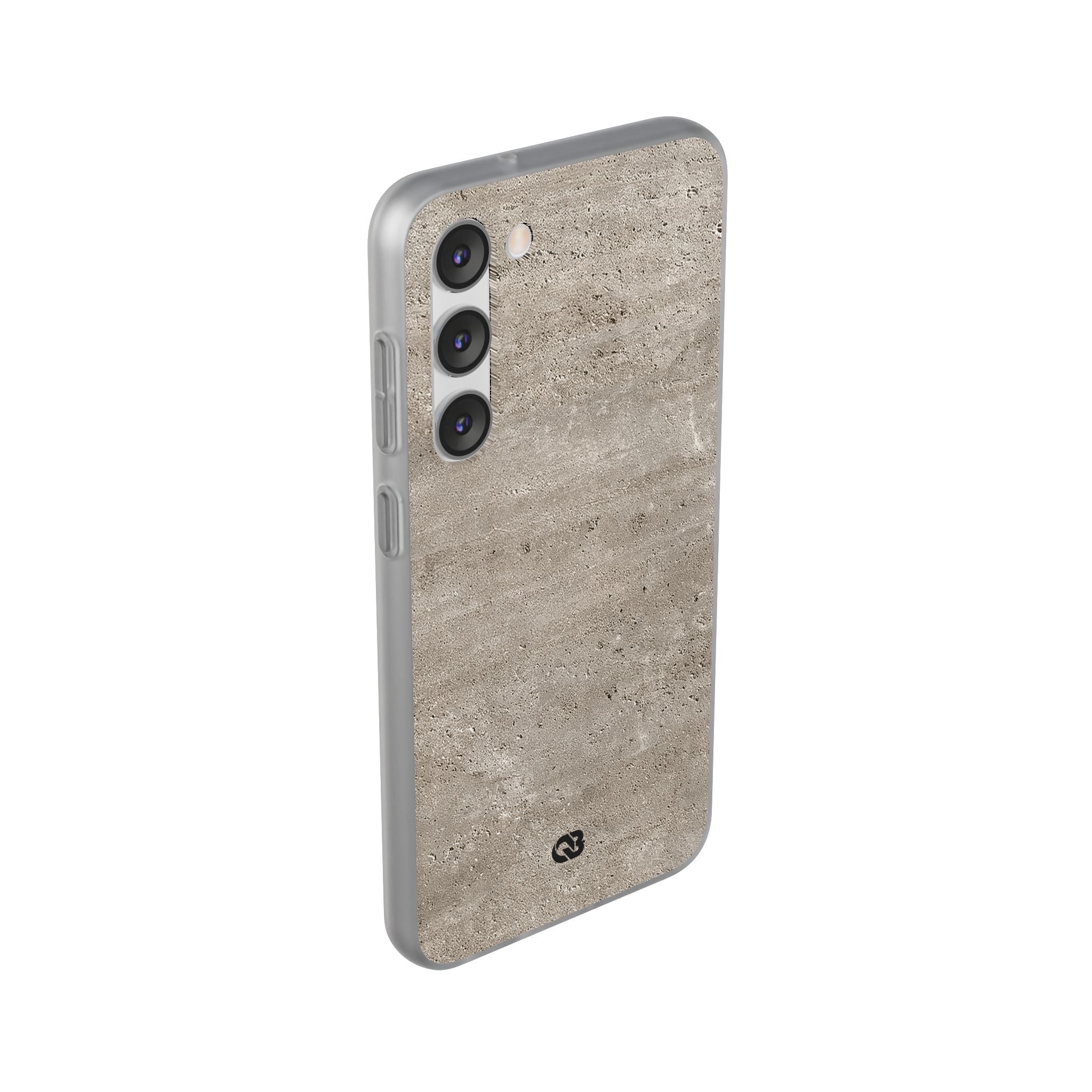 Grey Lite Phone Case for Samsung - Brutalist Stone Grit