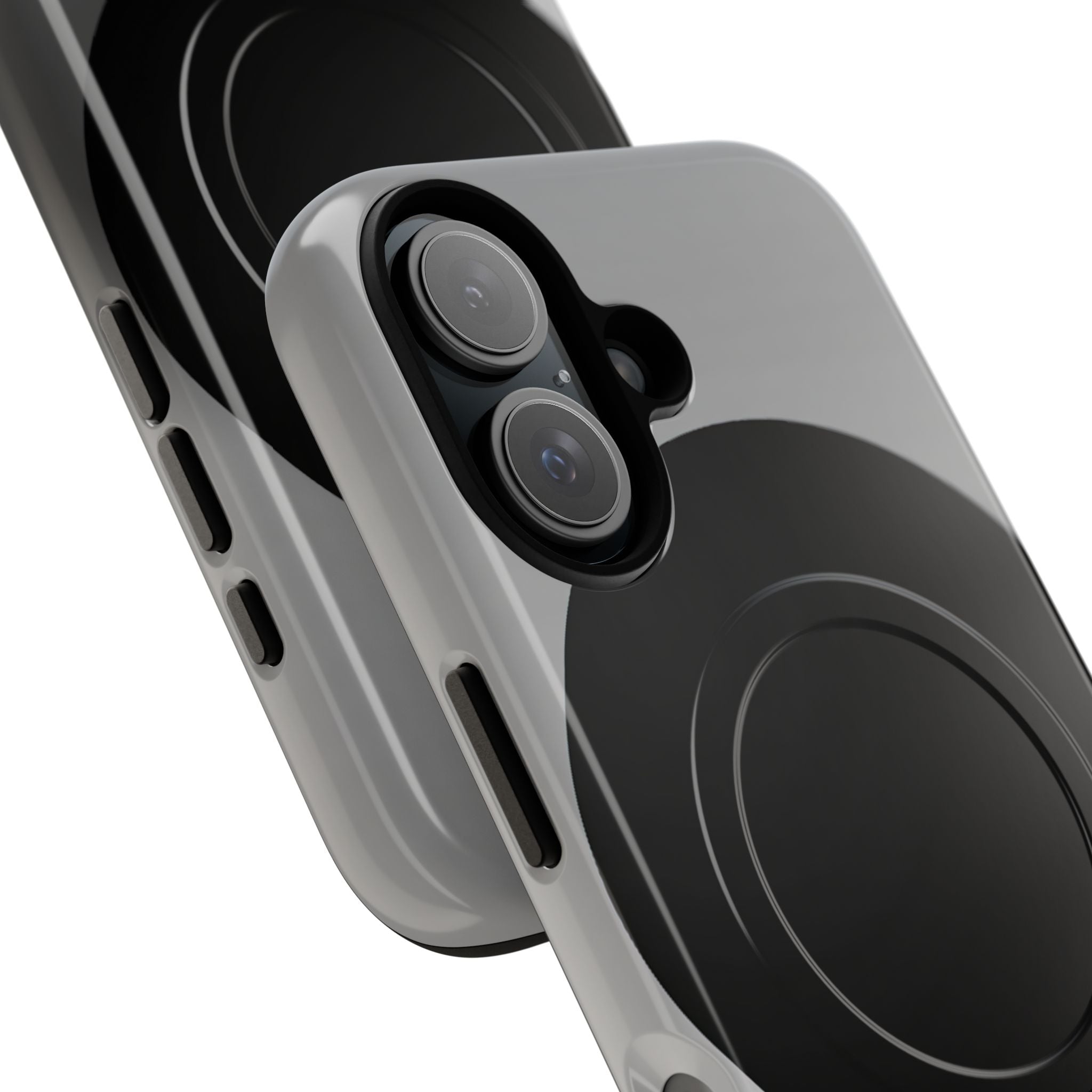 Grey Tough 2.0 Magsafe Phone Case for iPhone - Matte Onyx Sphere