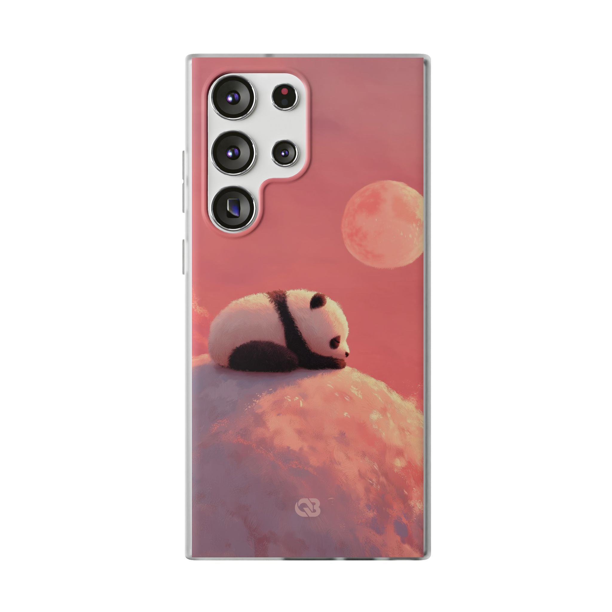 Rose Moon Panda · Soft Phone Case for Samsung