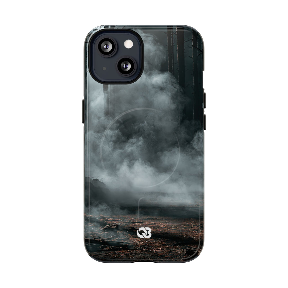Shadowed Pine Mist · Tough 2.0 Magnetic Phone Case for iPhone · Black