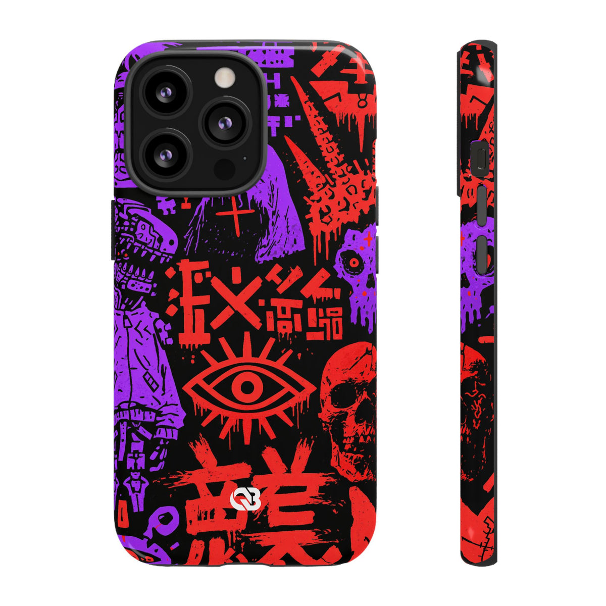 Underground Cyber Glyphs · Tough Phone Case for iPhone · Black