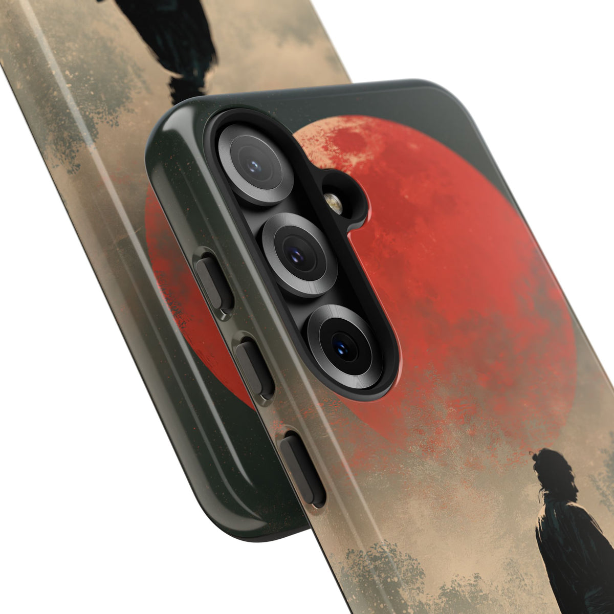 Crimson Moon Ronin · Tough Phone Case for Samsung · Red