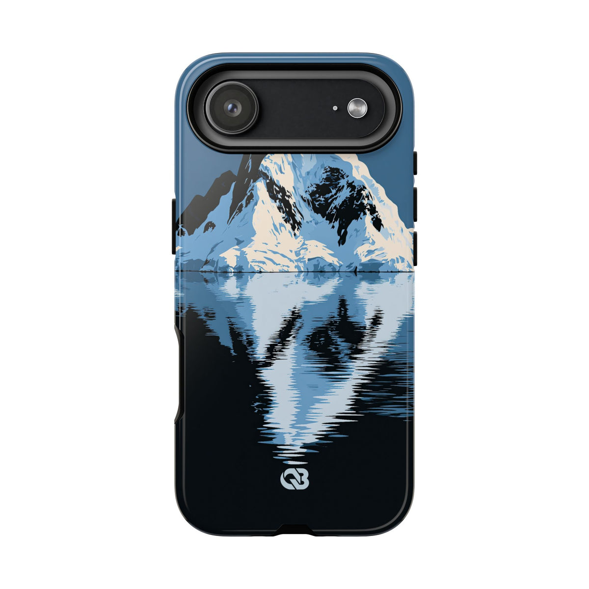 Blue Tough Phone Case for iPhone - Arctic Summit Mirror