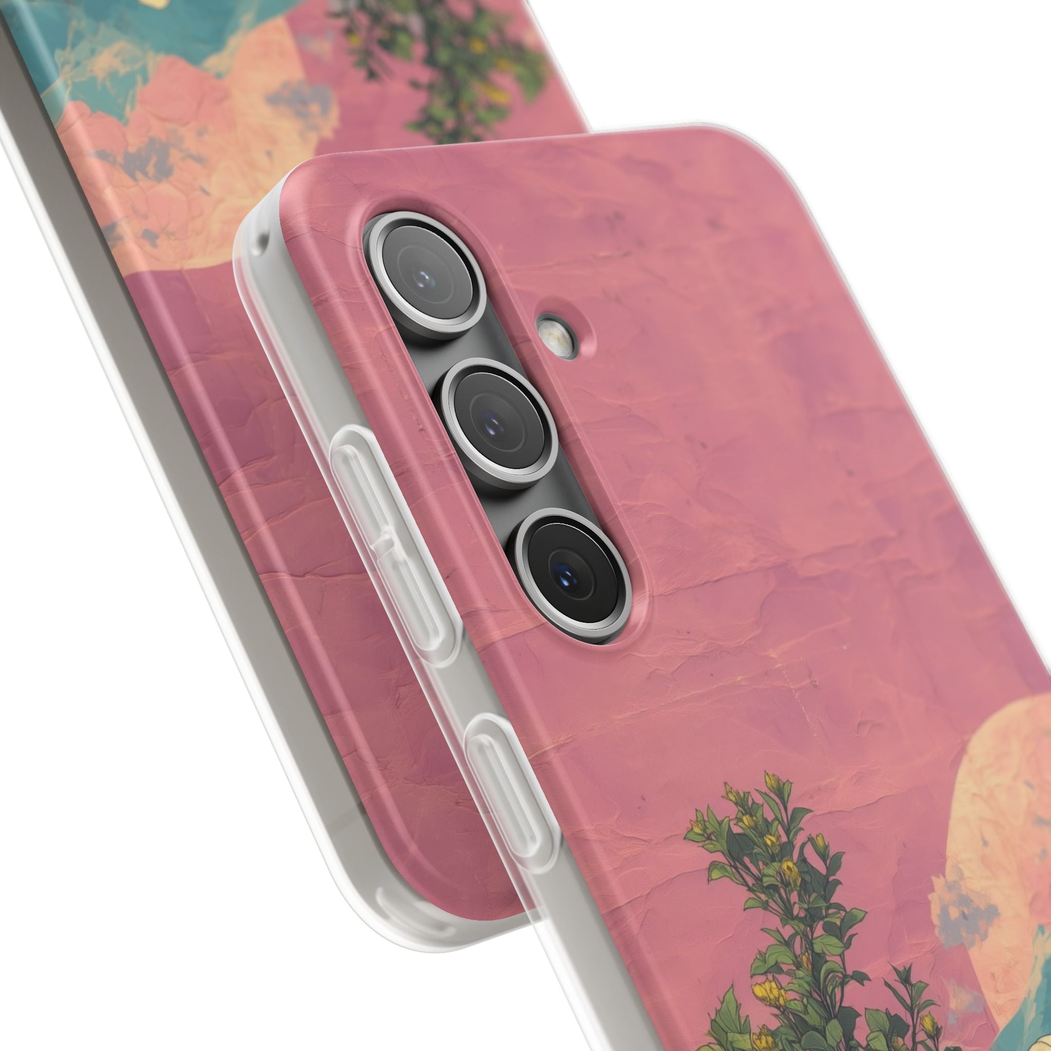Lunar Pastel Bloom · Soft Phone Case for Samsung