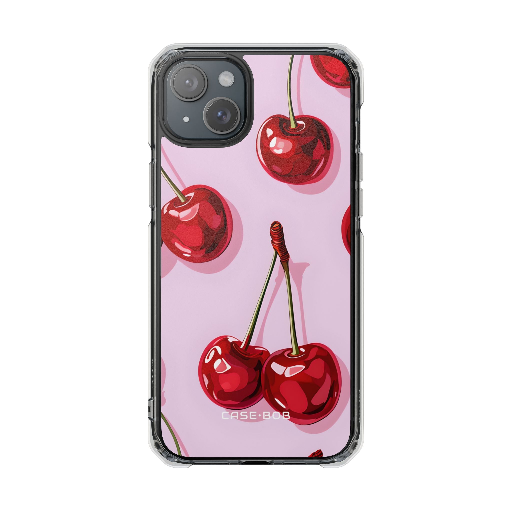 Glossy Cherry Burst iPhone 15 Plus Case - Impact - CASE•BOB