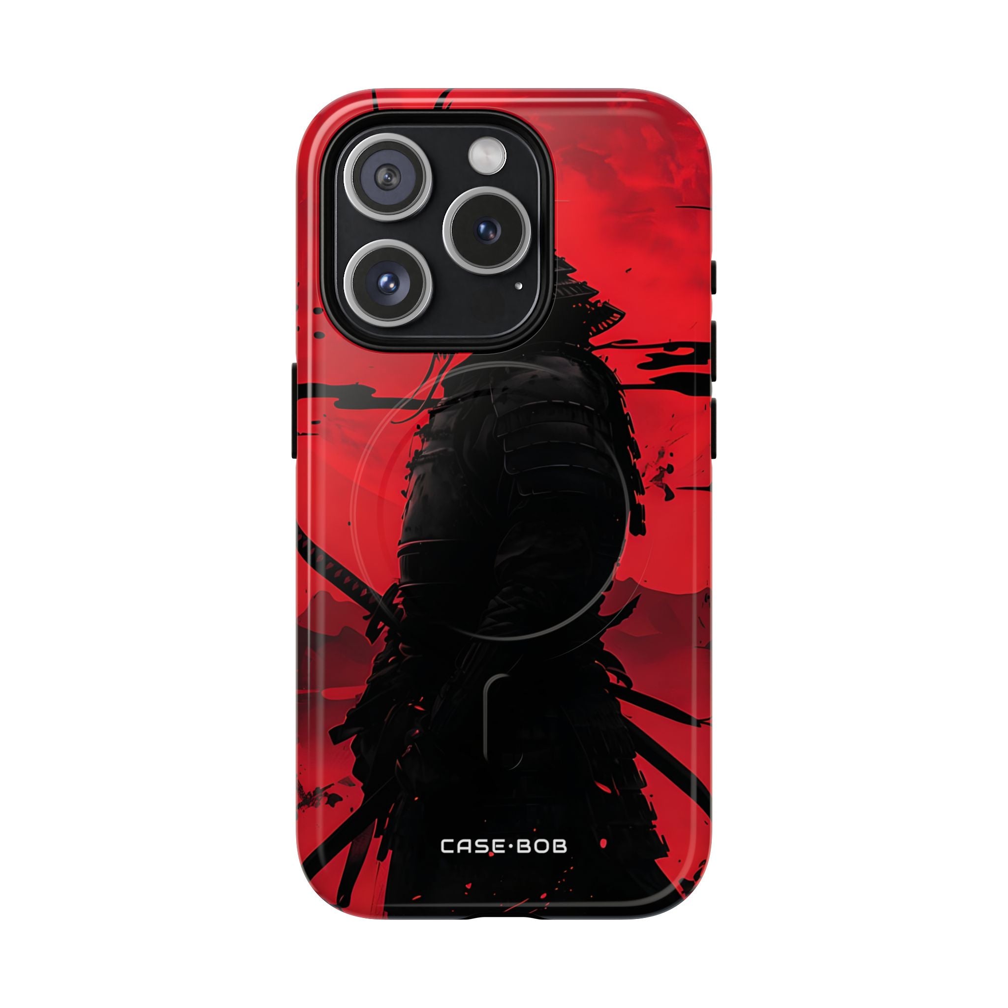 Crimson Samurai iPhone 15 Pro Case - Tough+