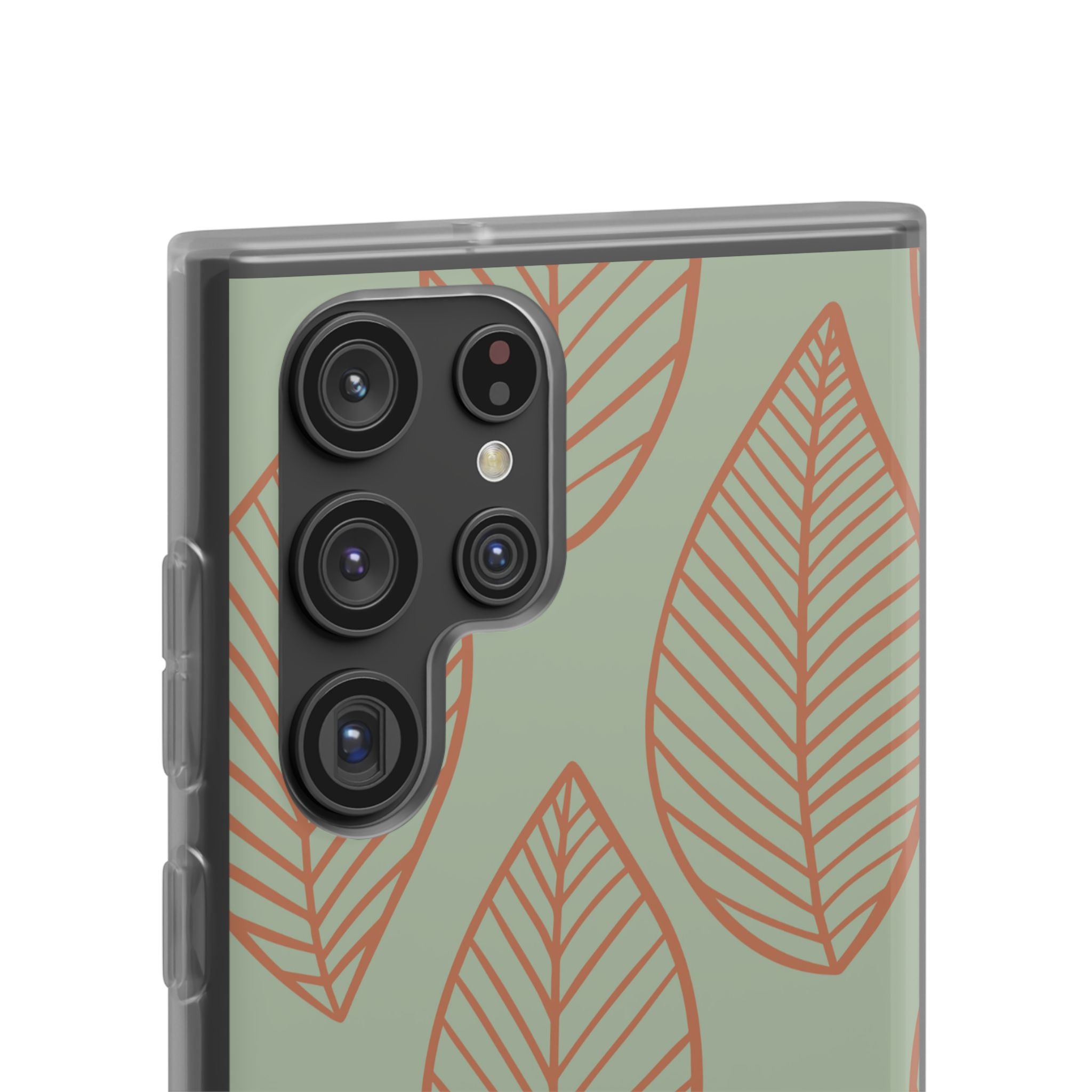 Sage Earth Leaves · Soft Phone Case for Samsung