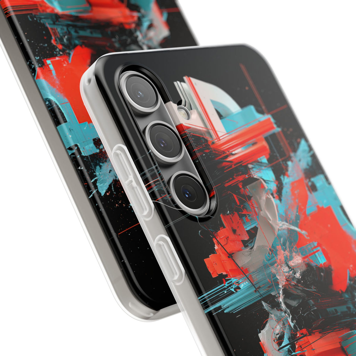 Fragmented Cyber Core · Lite Phone Case for Samsung · Black