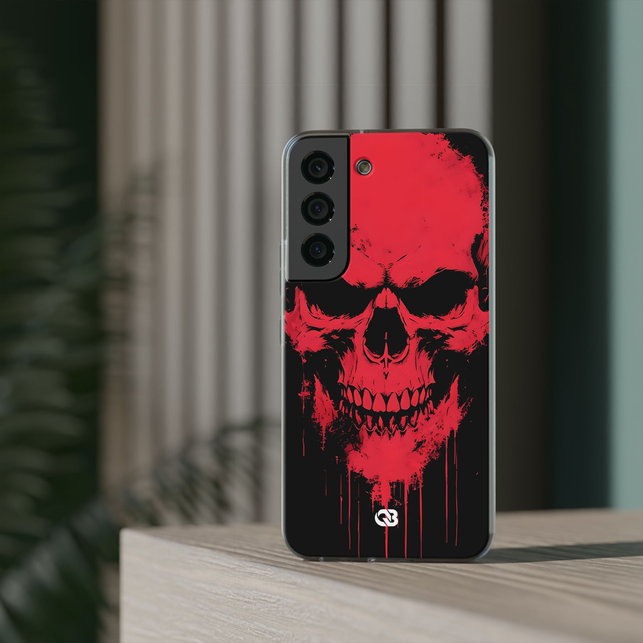 Crimson Street Skull · Soft Handyhülle für Samsung