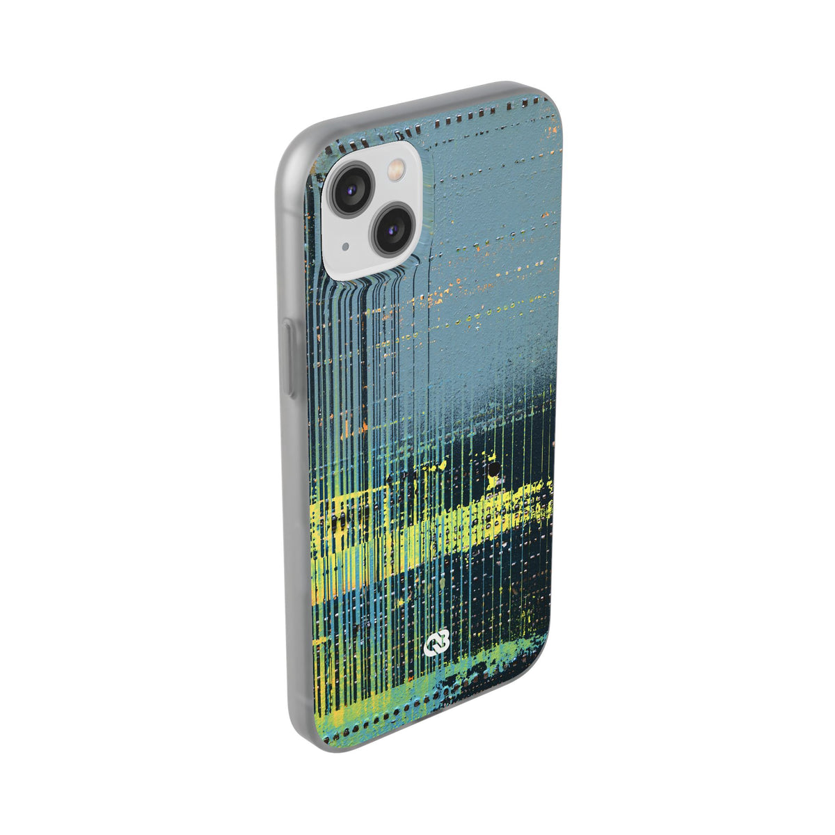 Acid Raster Circuit · Lite Phone Case for iPhone · Teal