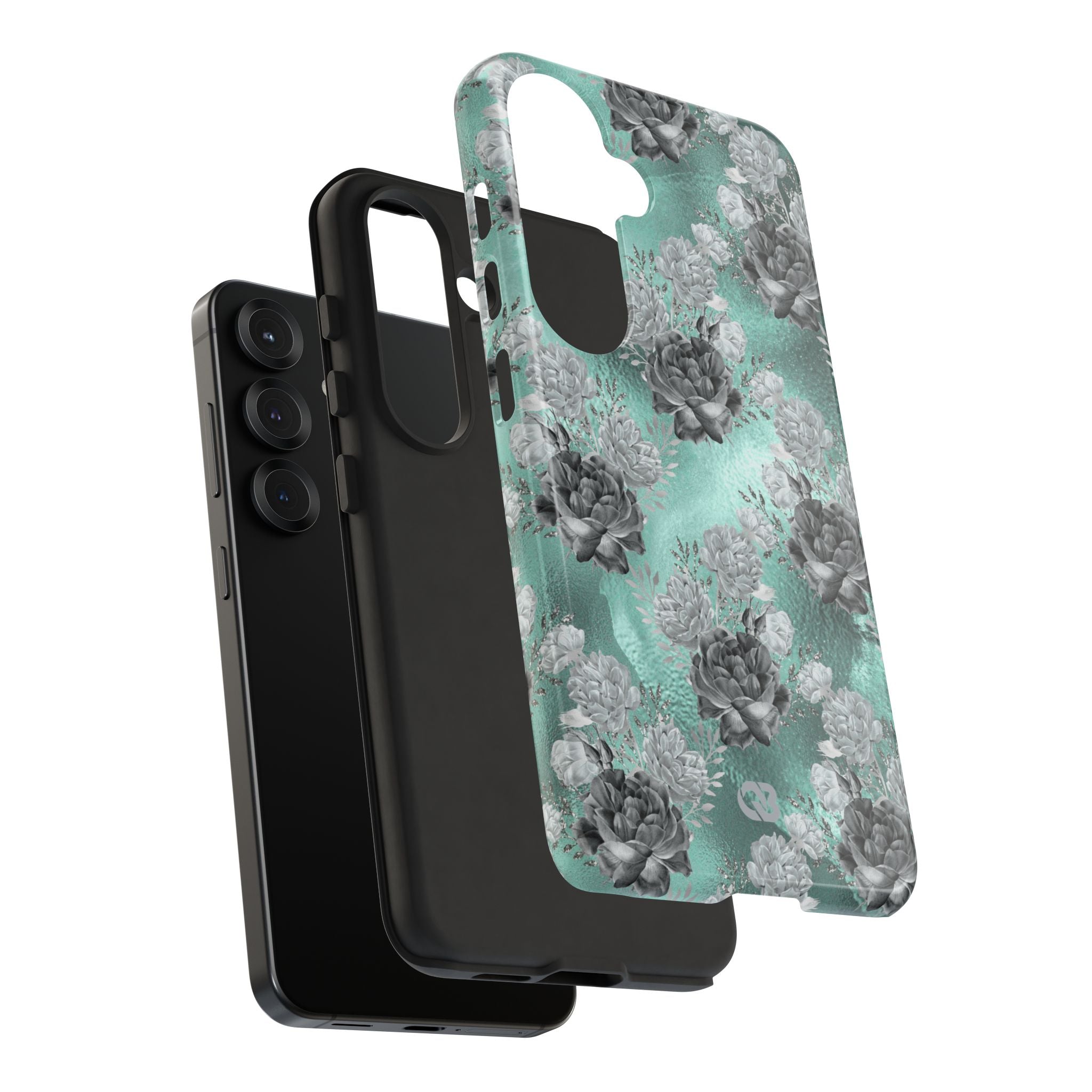 Frost Mint Floral · Tough Phone Case for Samsung
