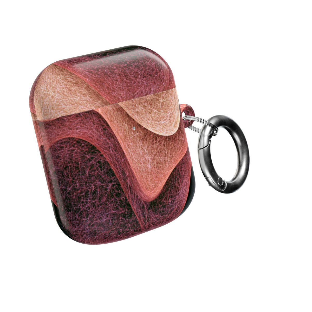 Rose Contour Waves · Hard Case for AirPods & AirPods Pro · Pink