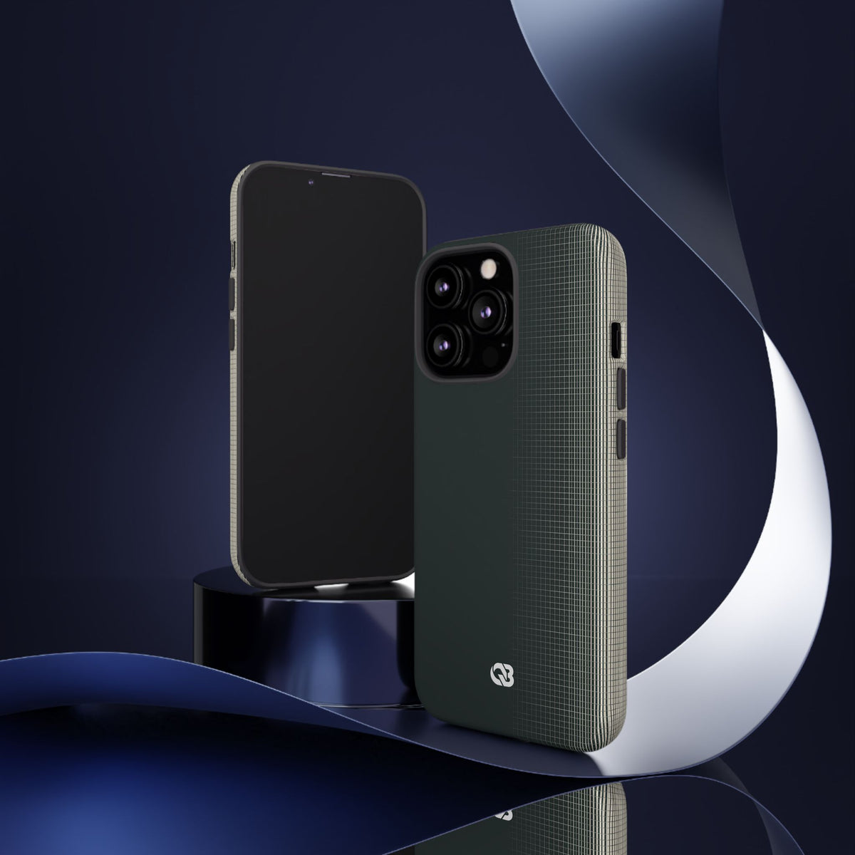 Modular Grid Shift · Tough Phone Case for iPhone · Grey
