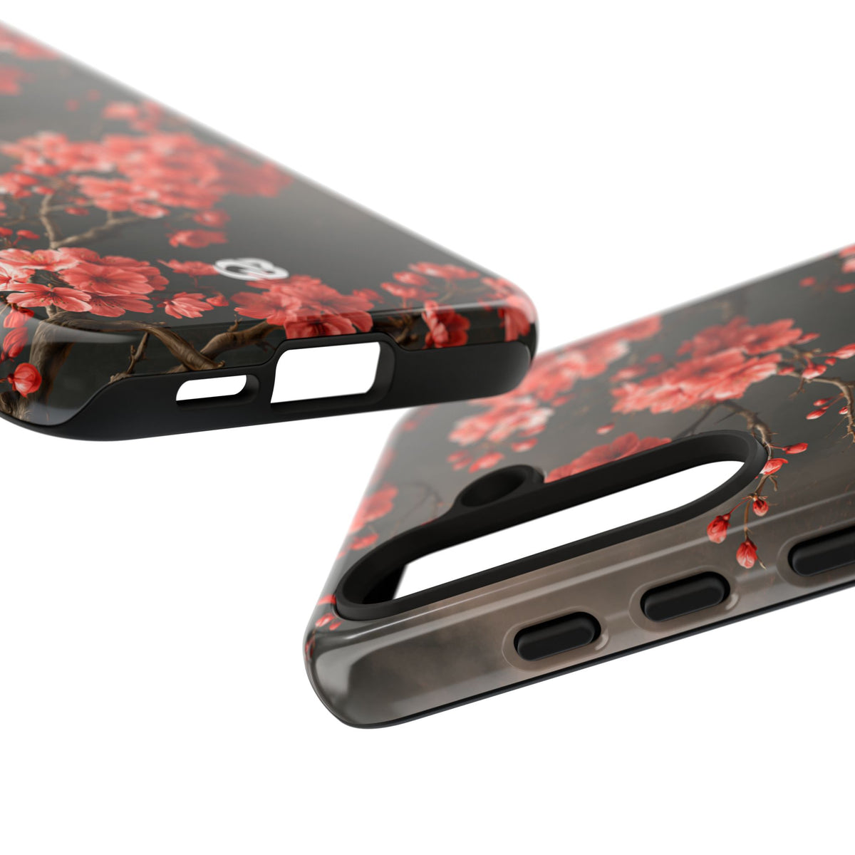 Dark Sakura Nocturne · Tough Phone Case for Samsung · Black