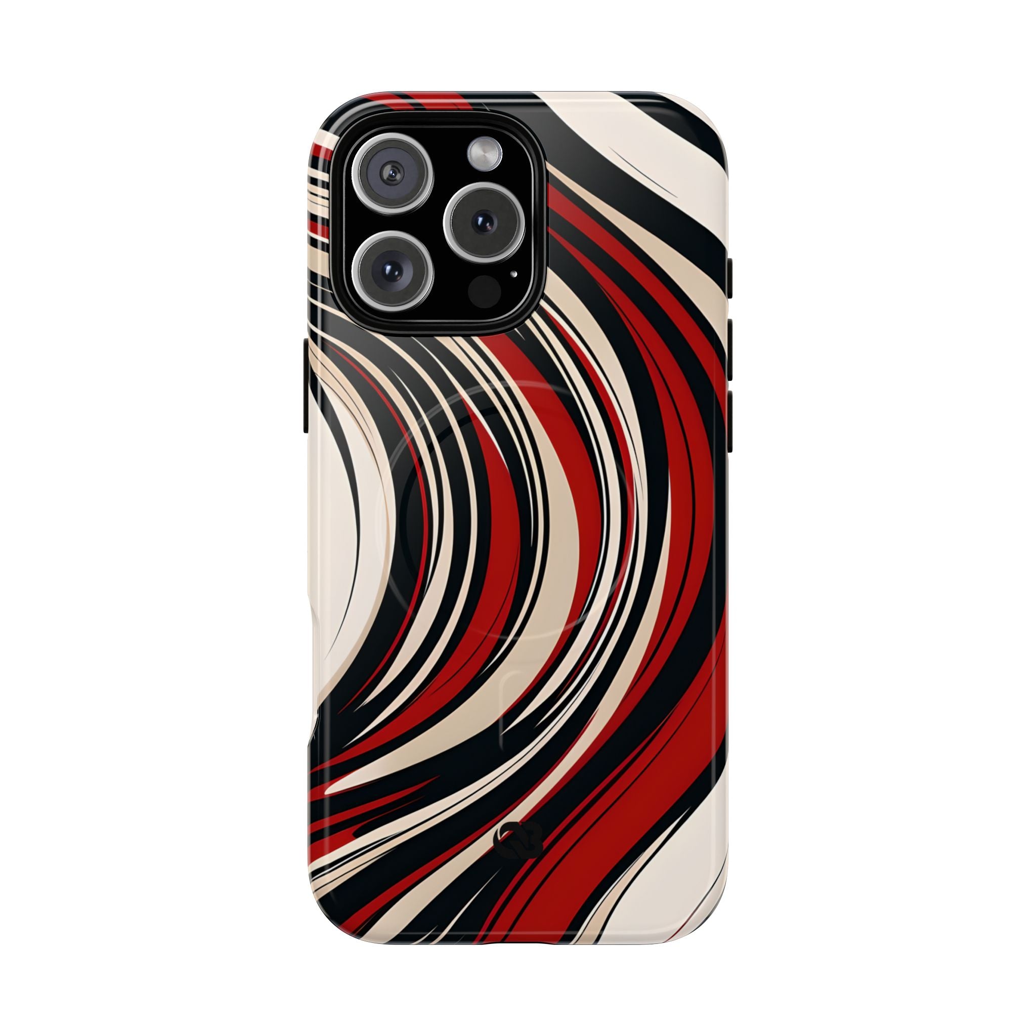 Crimson Flow Waves · Tough+ Magsafe