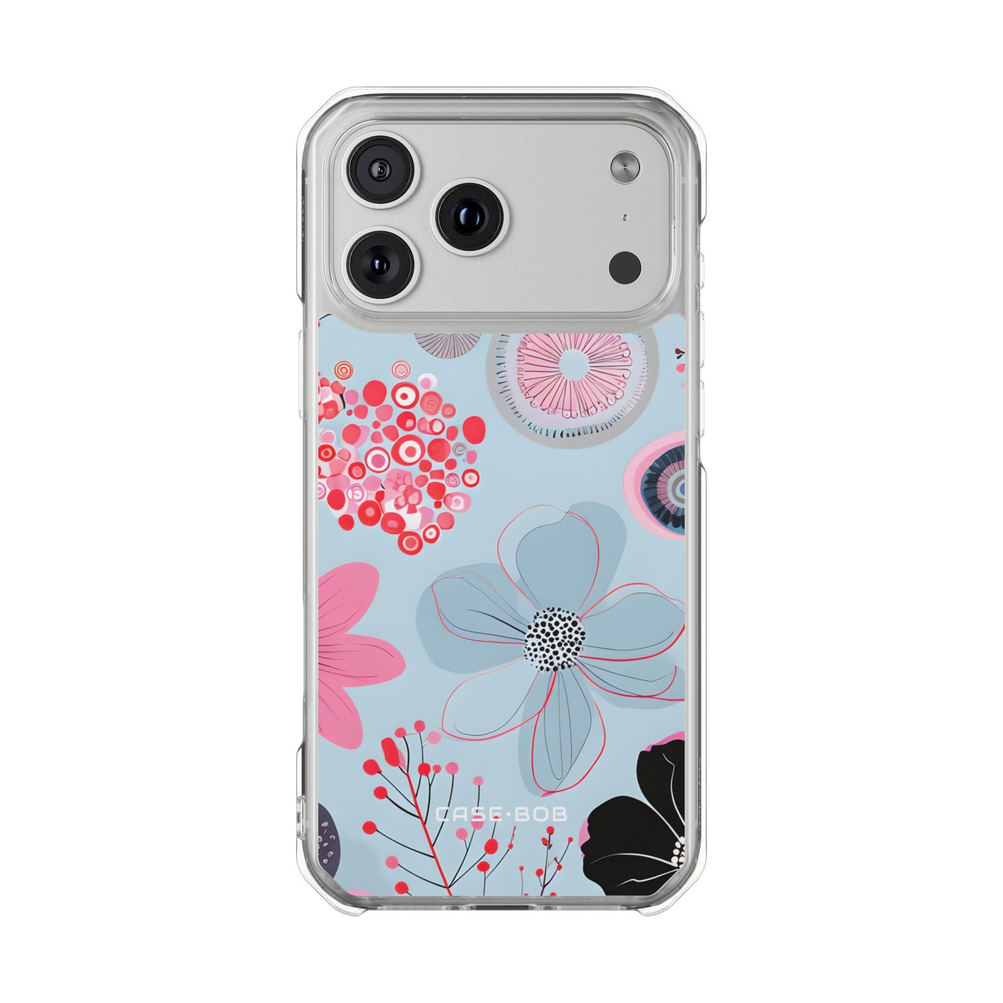 Blue Bloom iPhone 17 Pro Max Cover - Impact