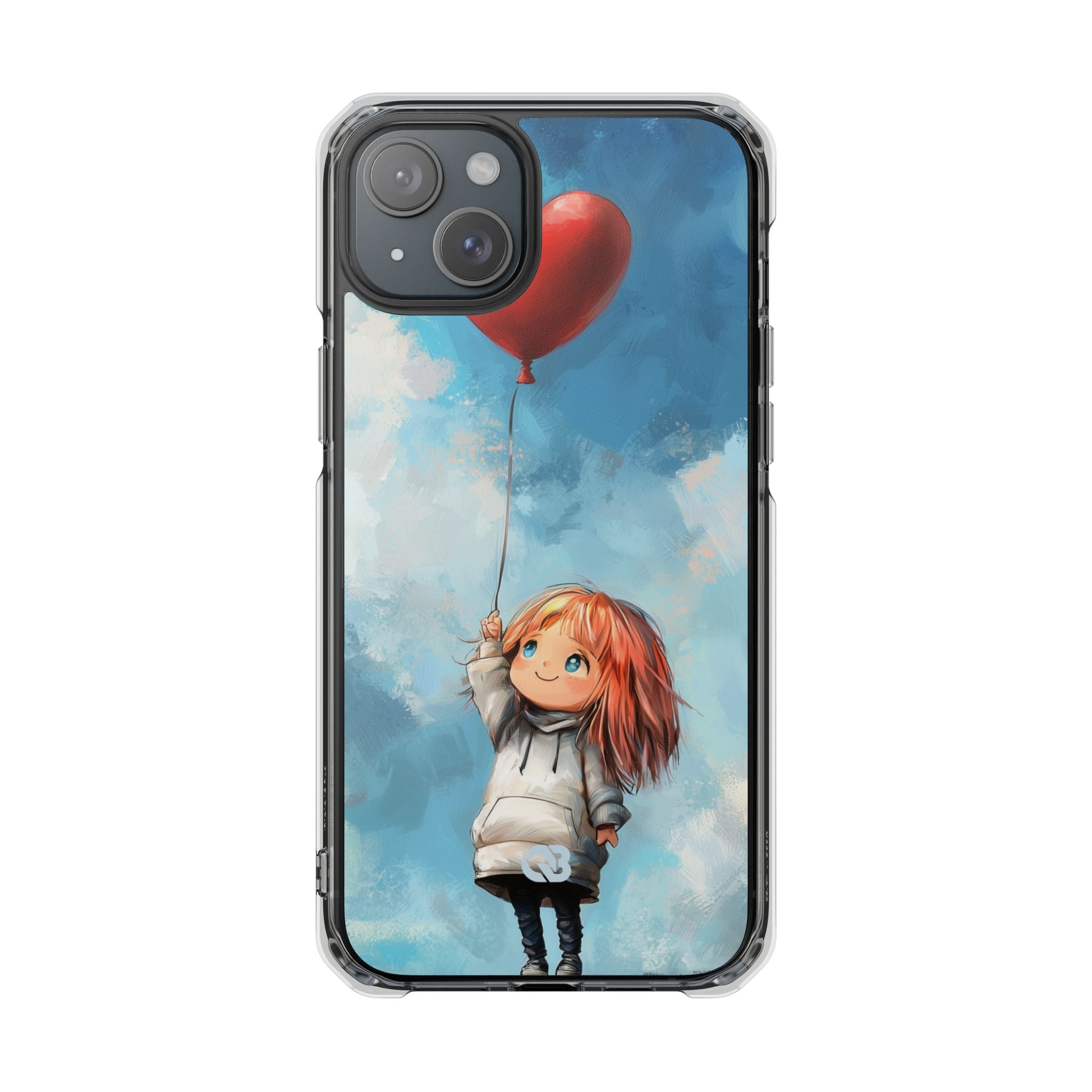 Crimson Heart Sky · Impact Phone Case for iPhone · Magsafe
