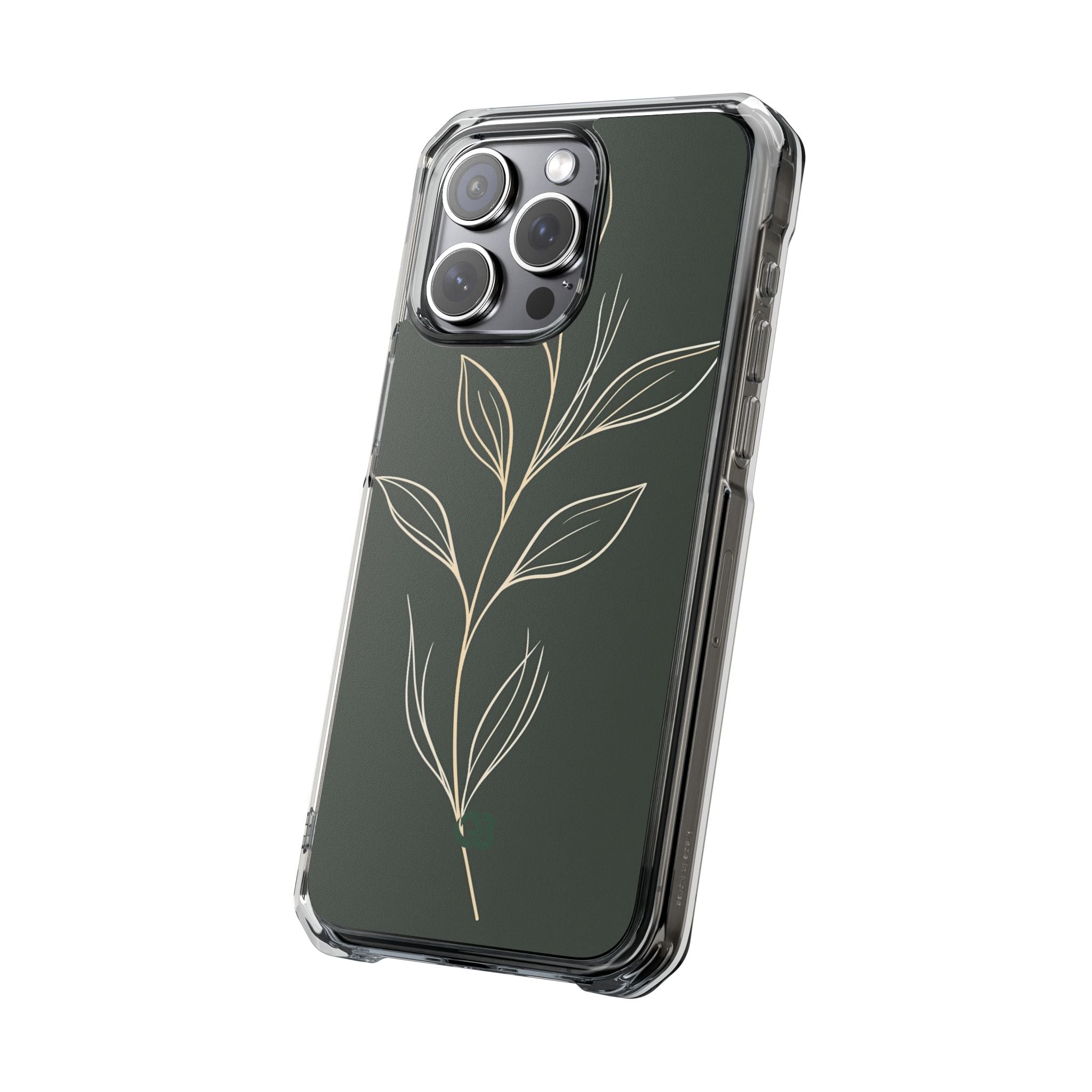 Green Impact MagSafe Phone Case for iPhone - Deep Moss Willow