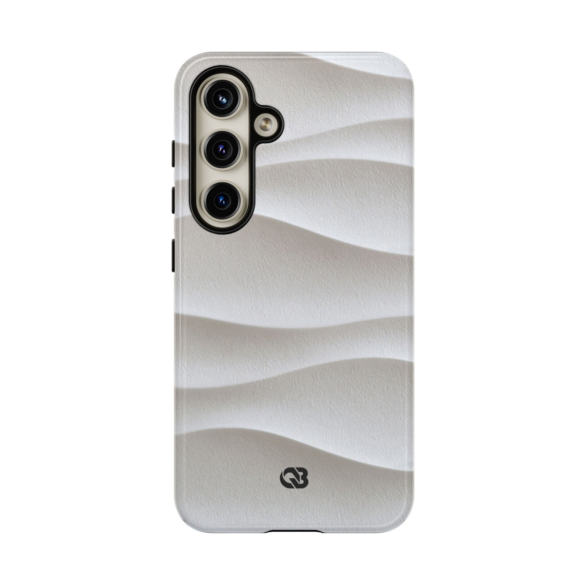 Sculpted Dune Relief · Tough Phone Case for Samsung · White