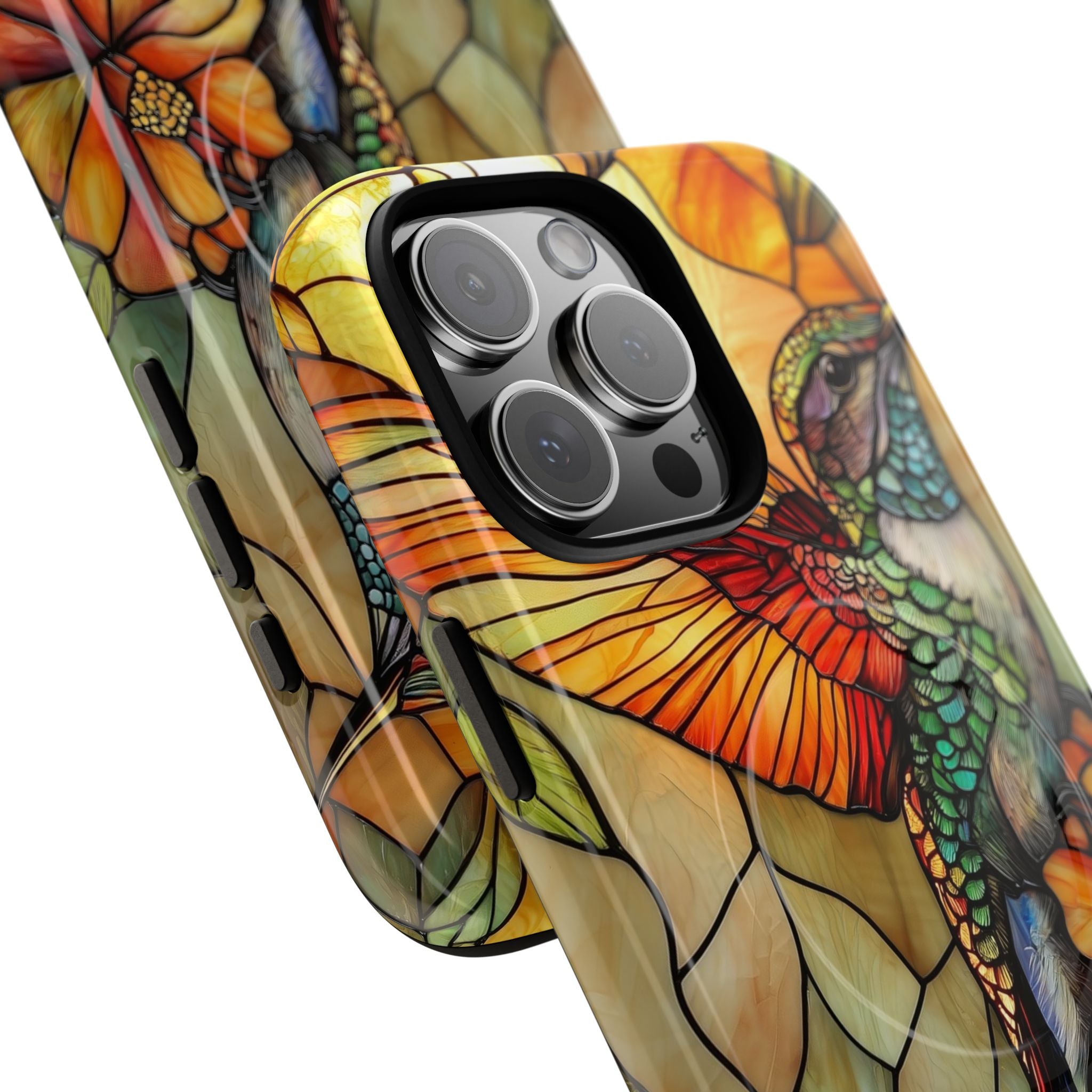 Amber Glass Hummingbird · Tough+ Phone Case for iPhone · Magsafe
