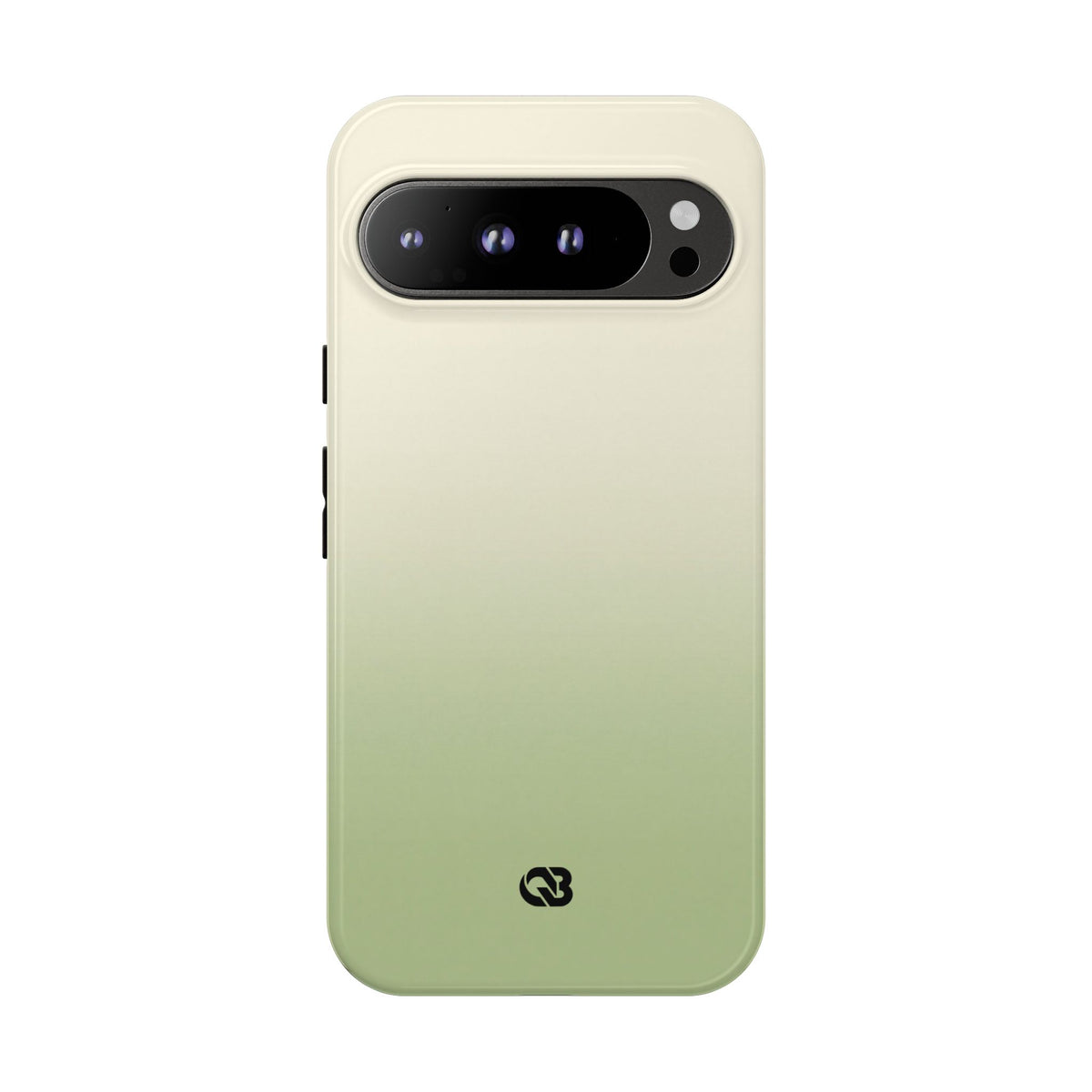 Green Tough Phone Case for Google Pixel - Bone Sage Fade