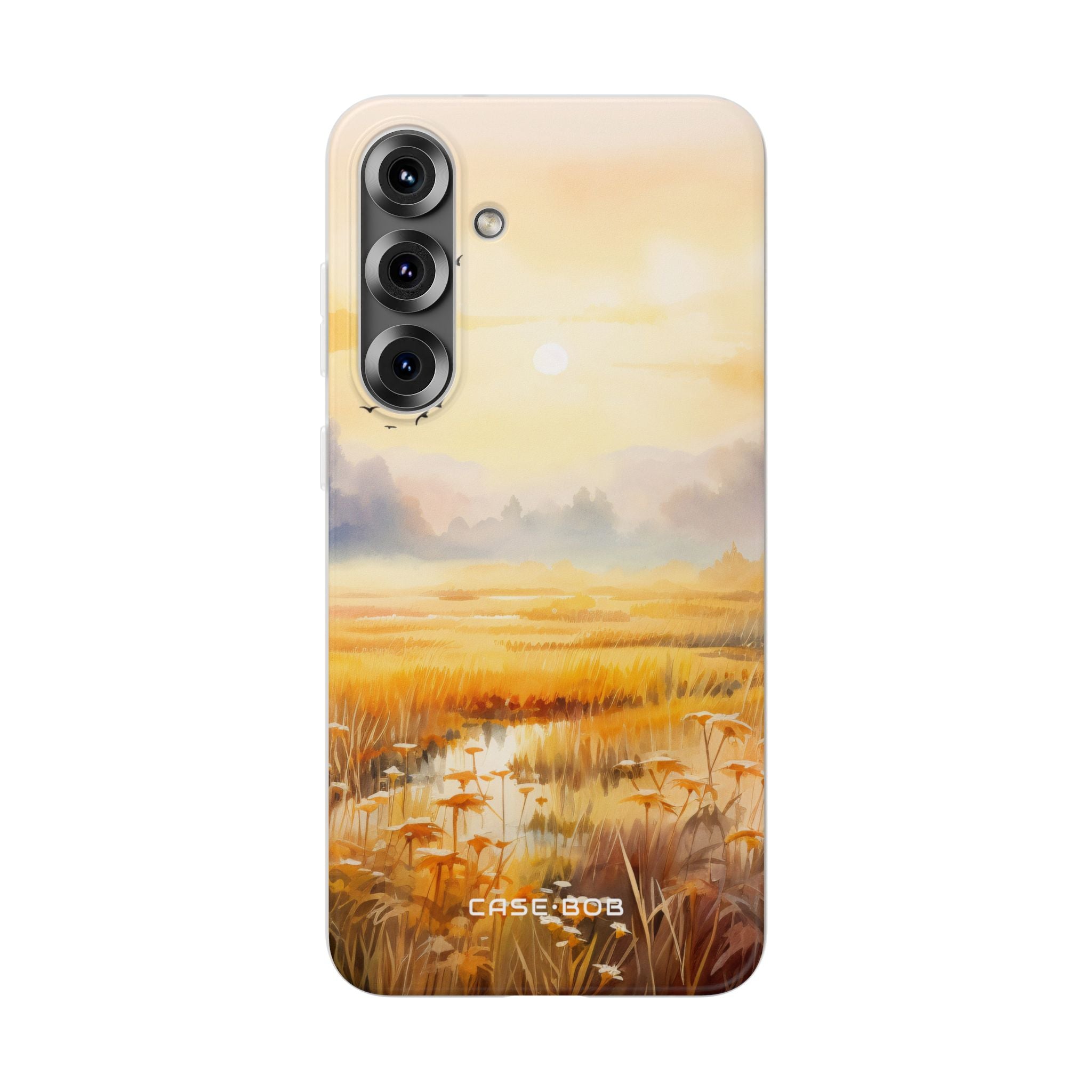 Golden Sunscape Samsung S25 Plus Case - Soft