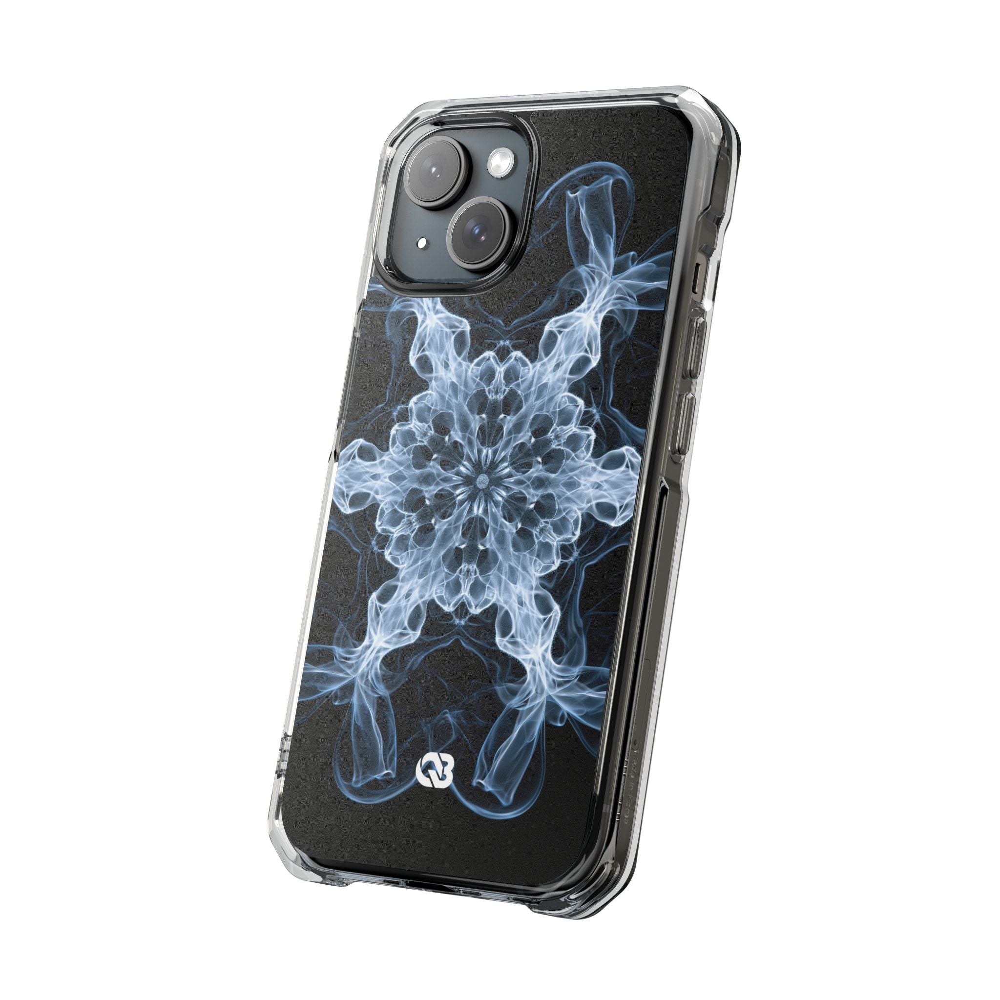 Blue Impact MagSafe Phone Case for iPhone - Glacial Smoke Crown