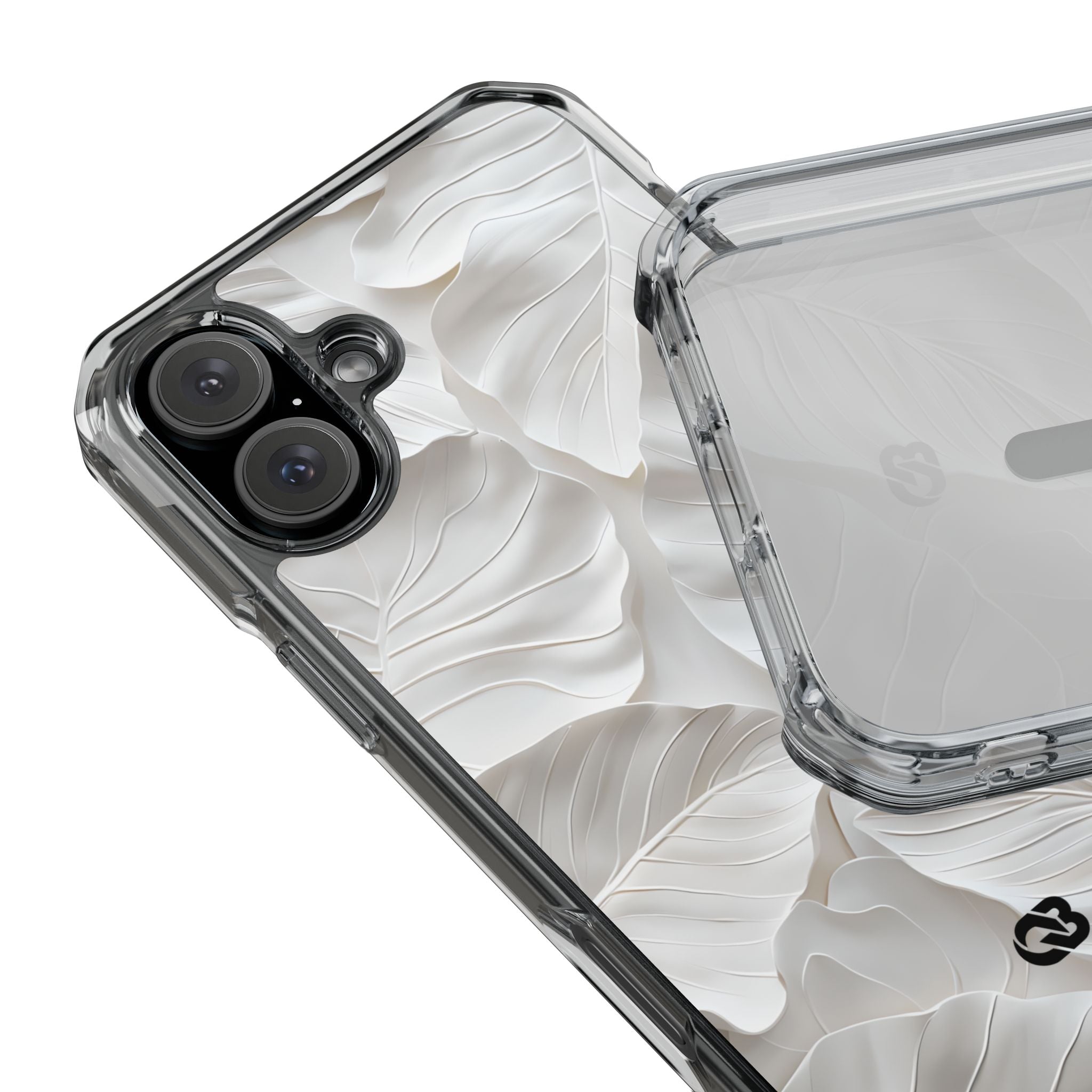 Sculpted Ivory Leaves · Impact Phone Case for iPhone · Magsafe