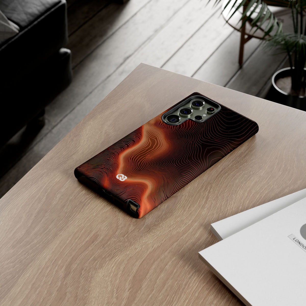 Caldera Ridge · Tough Phone Case for Samsung · Orange