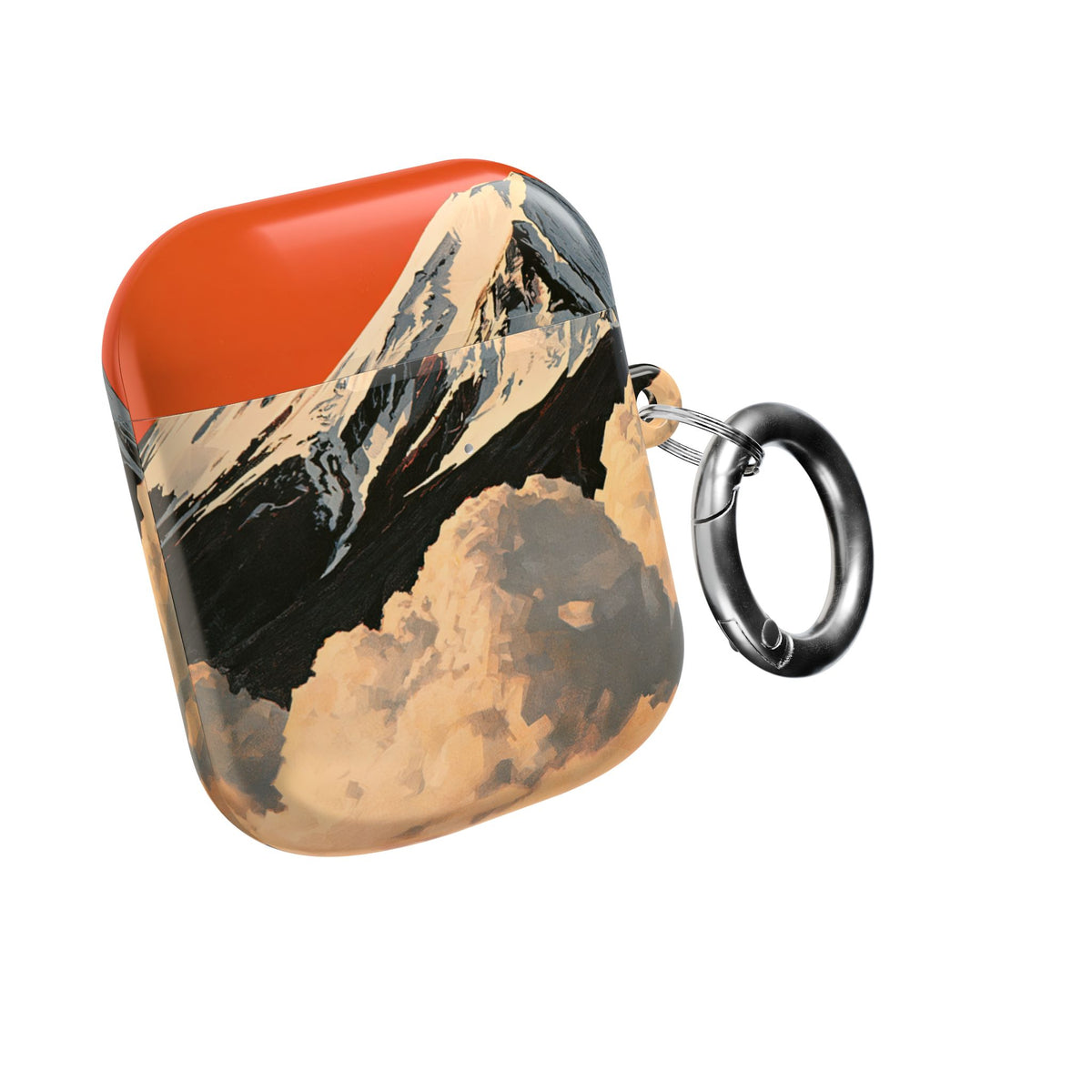 Sacred Peak Fuji · Hard Case for AirPods & AirPods Pro · Orange